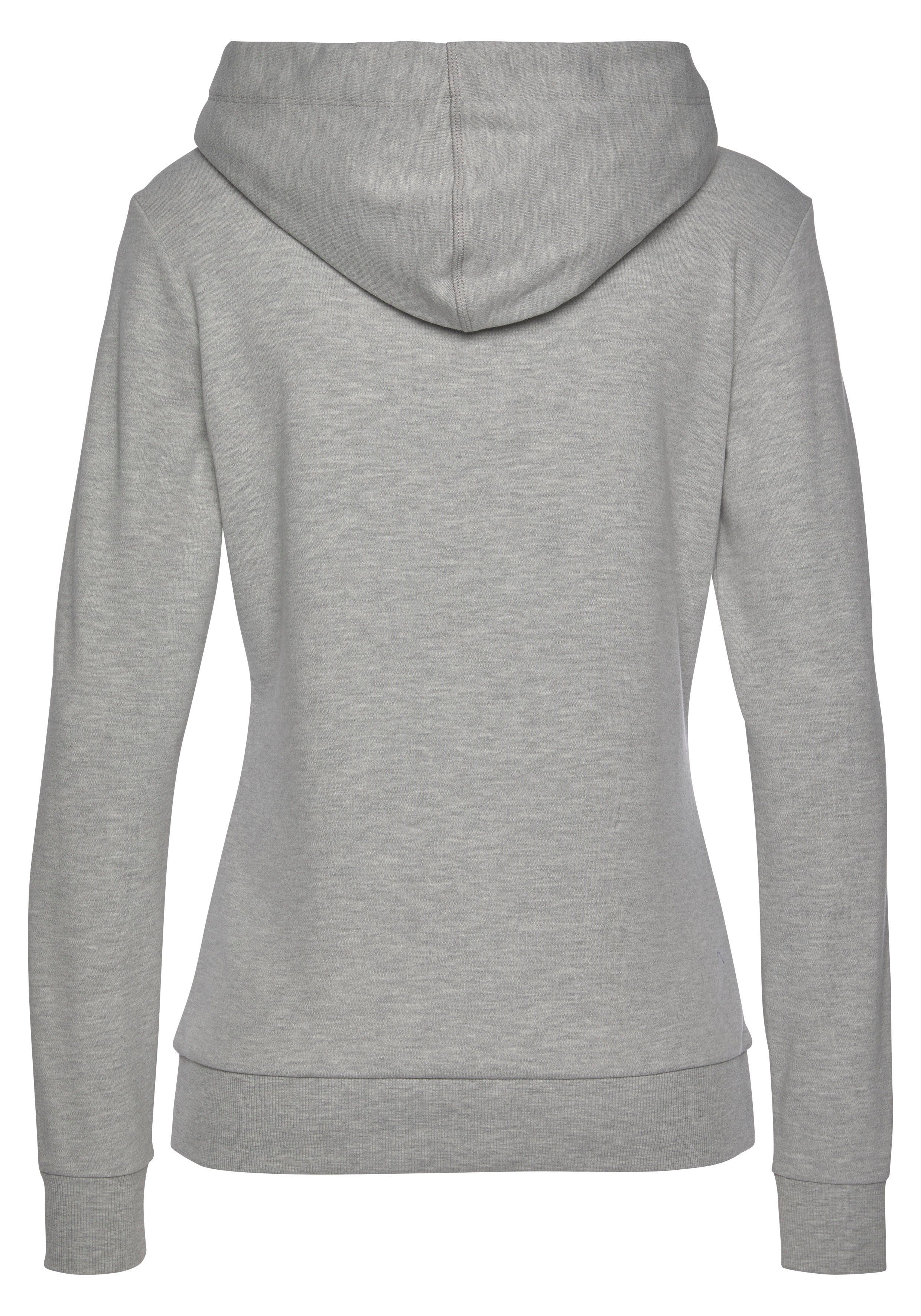 Bench. Loungewear Kapuzensweatshirt mit glänzender Logostickerei, Loungeanzug, Hoodie