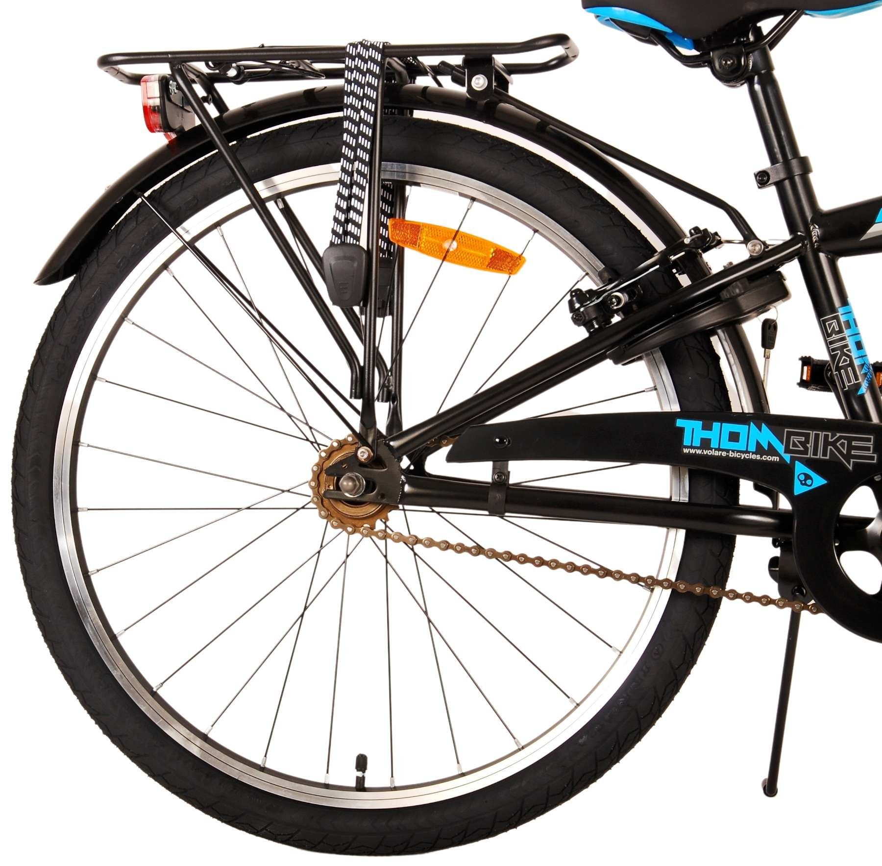 Volare Kinderfahrrad Thombike - Jungen - Verschiedene Größen und Farben - bis 115 kg, 3 Gang Shimano, 85% zusammengebaut, Lenkerhöhe einstellbar, 24 oder 26 Zoll