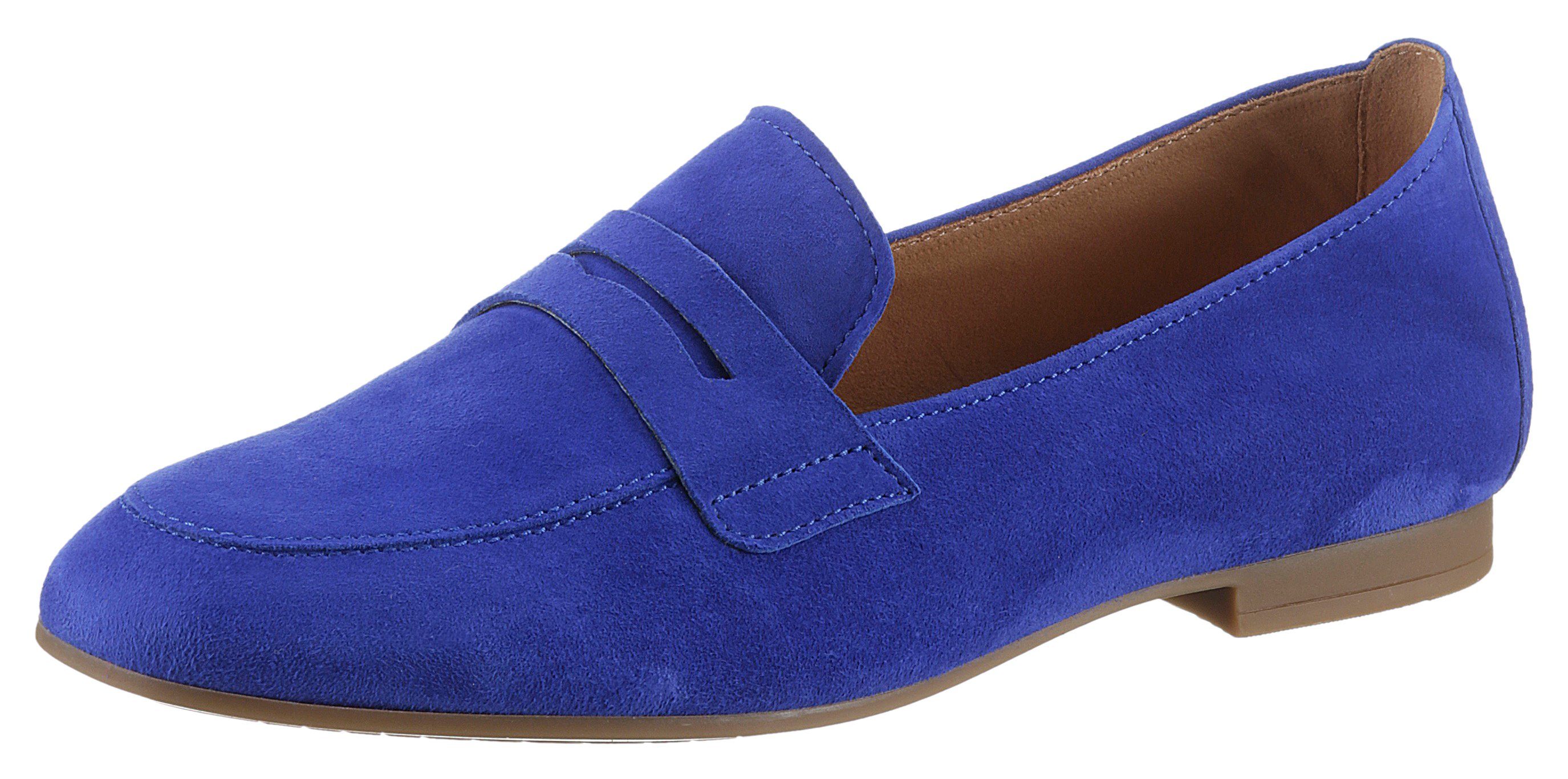 Gabor Loafer Slipper, Business Schuh mit Zierriegel und Blockabsatz