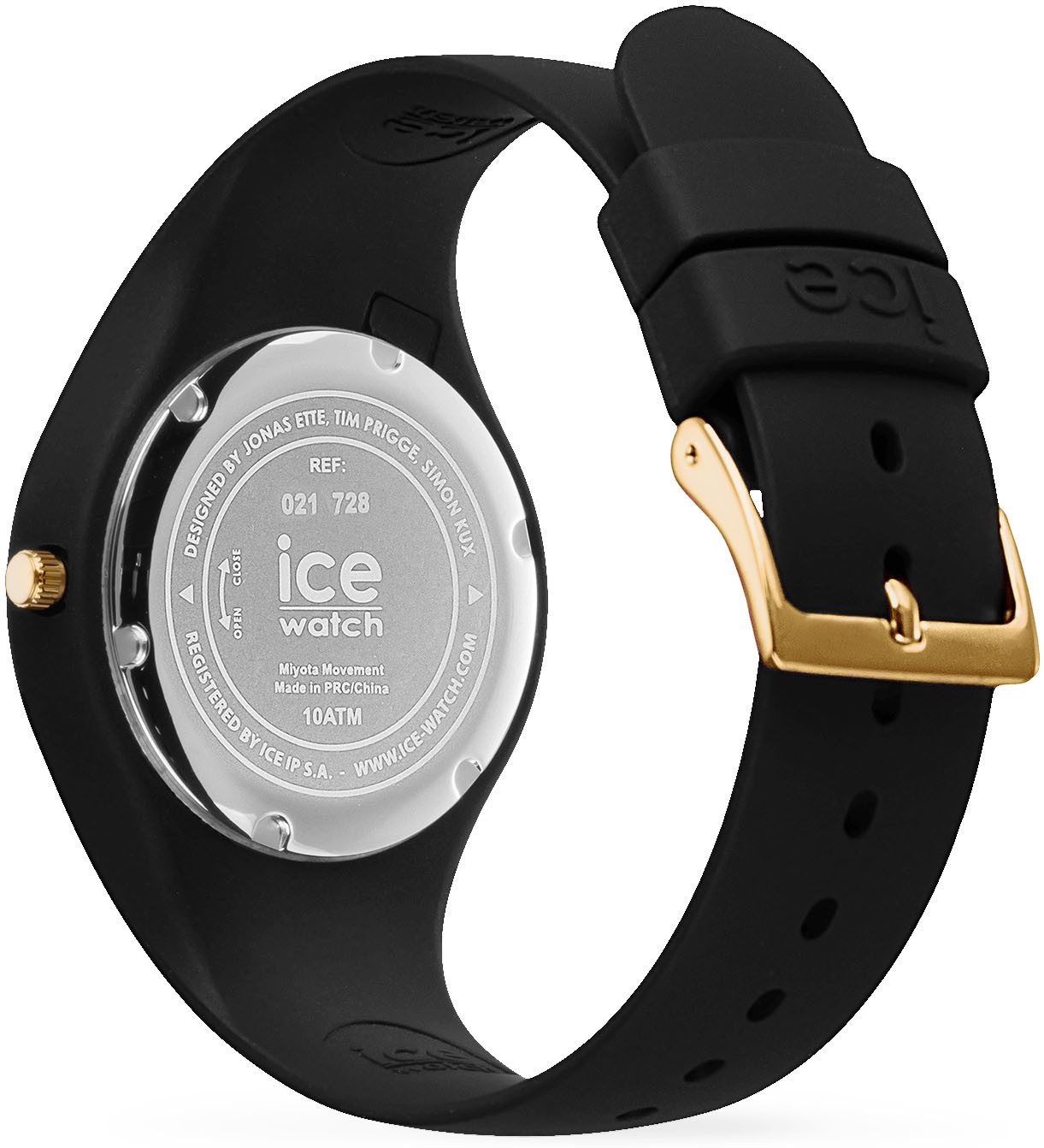 ice-watch Quarzuhr ICE leopard - Small - 3H 021728, Armbanduhr, Damenuhr, Silikonarmband, Wasserdicht bis 10 bar, analog