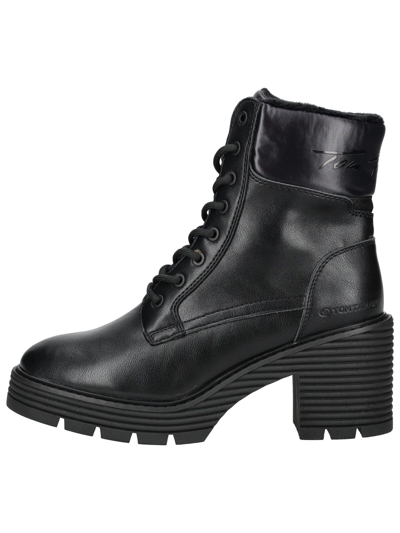 TOM TAILOR Tom Tailor Stiefelette Lederimitat/Textil Schnürstiefelette günstig online kaufen