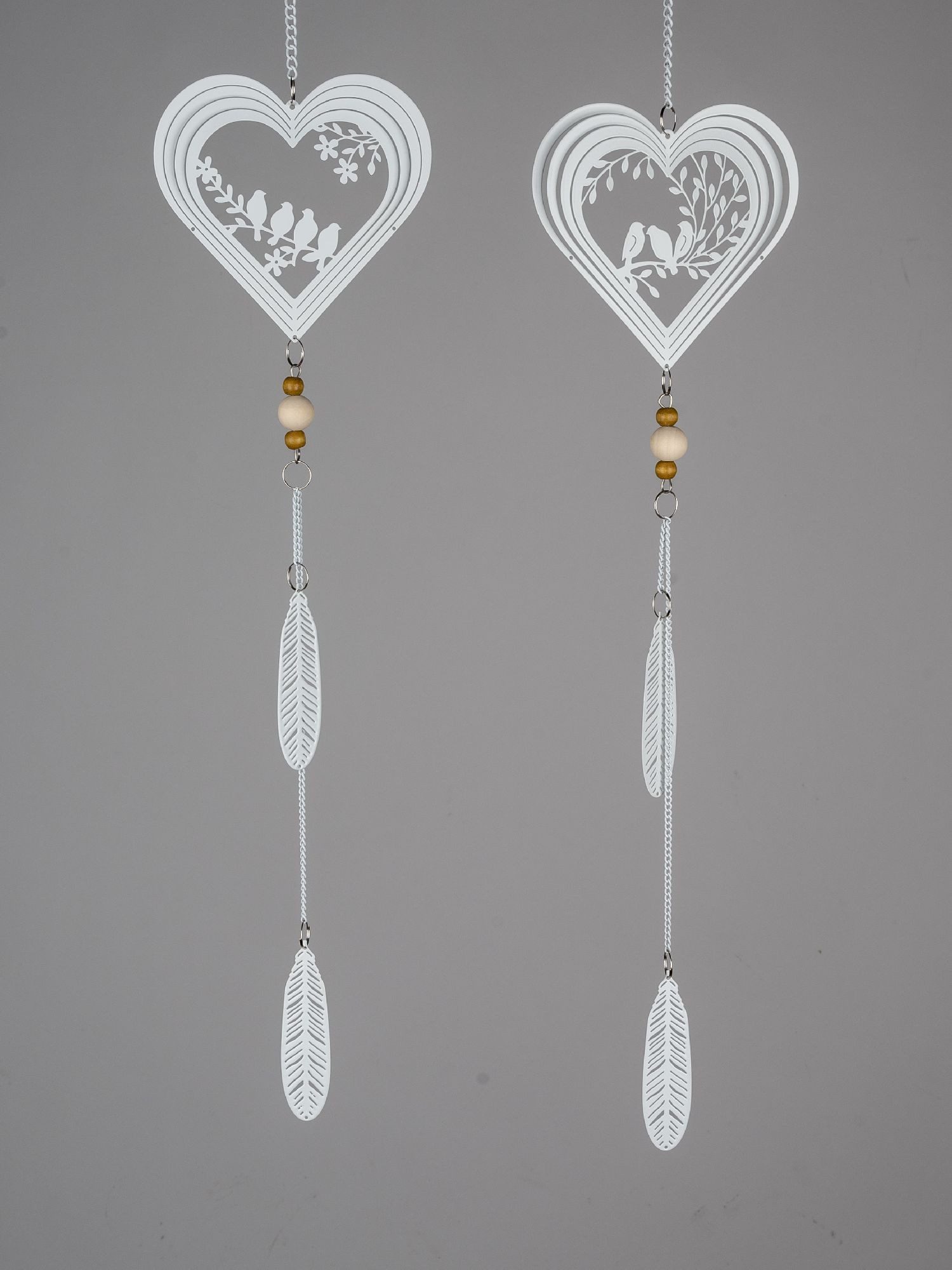 formano Hängedekoration Frühlingszeit, Farbe: Weiß, Motiv: Vogel günstig online kaufen