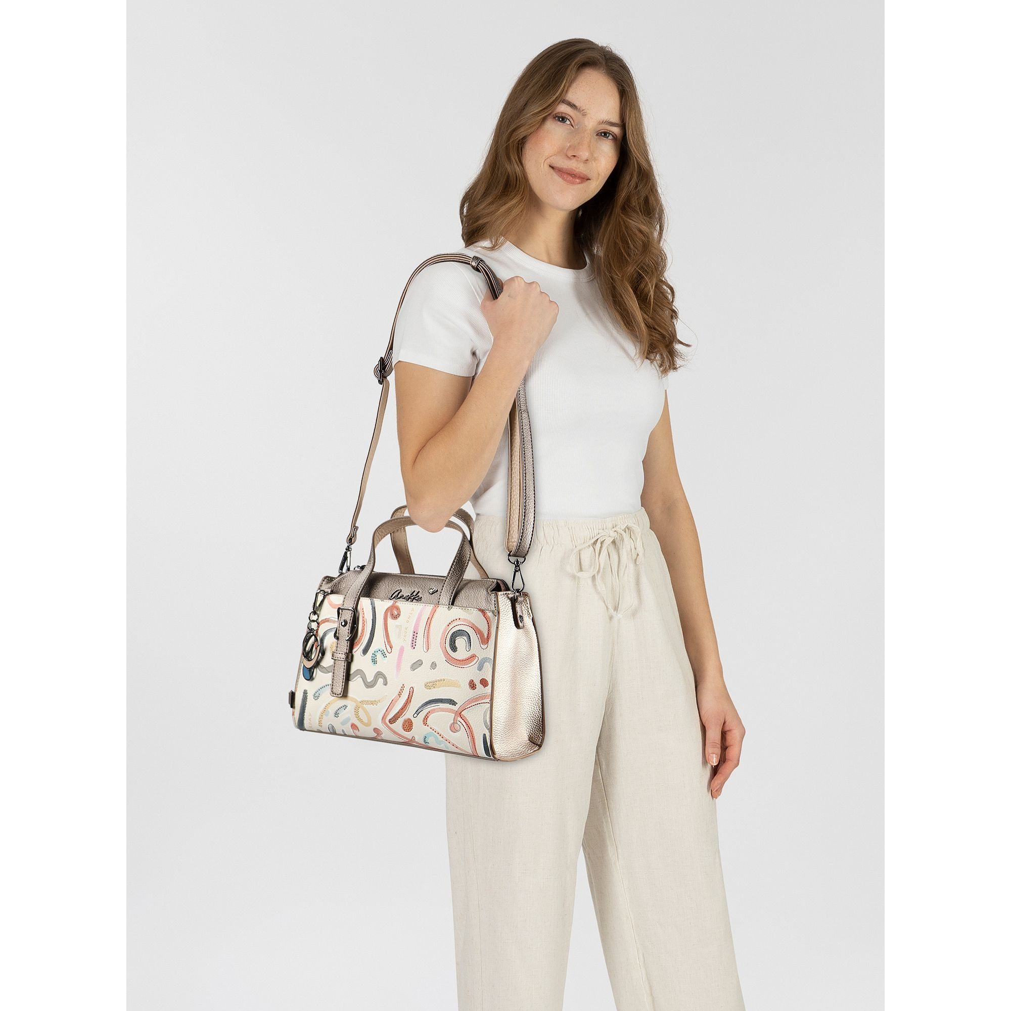 Anekke Schultertasche Olympia, Polyurethan günstig online kaufen