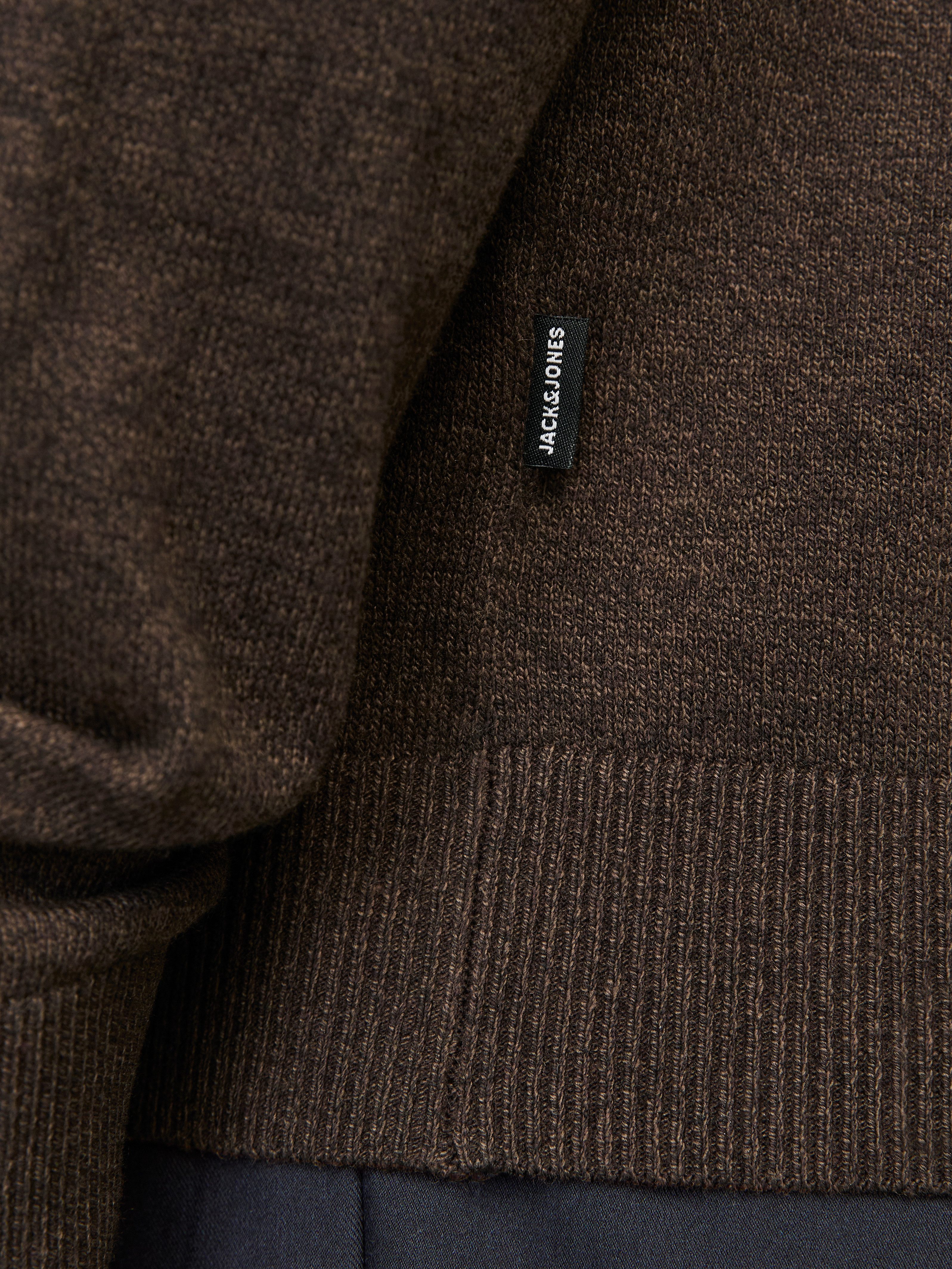 Jack & Jones Troyer JJEEMIL KNIT HALF ZIP NOOS Baumwollmischung, regular fit – Bild 4 von 5