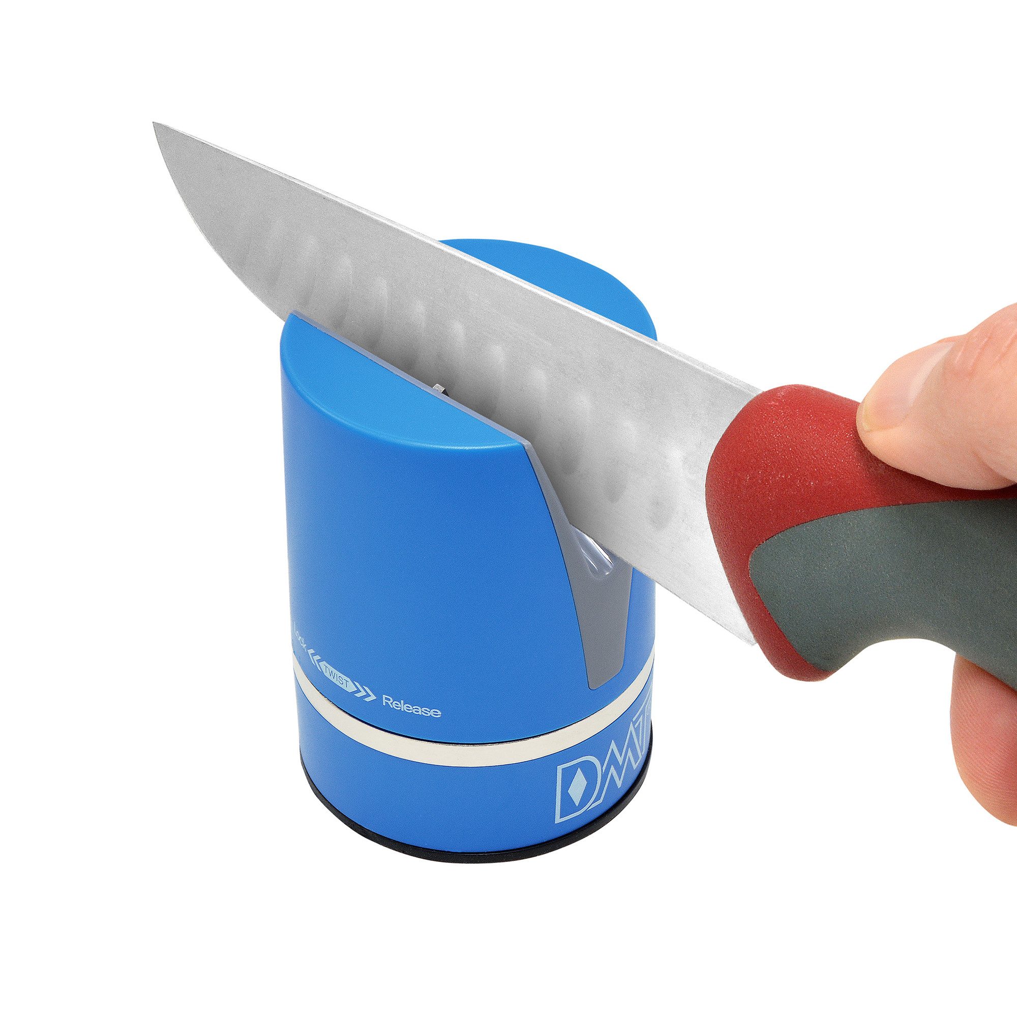 DMT Axt- und Messerschärfer EdgeSharp™ SharpAdjust™ Messerschärfer, 6 Winkel V-Slot, Saugfuß, Schärft jede Klinge im perfekten Winkel