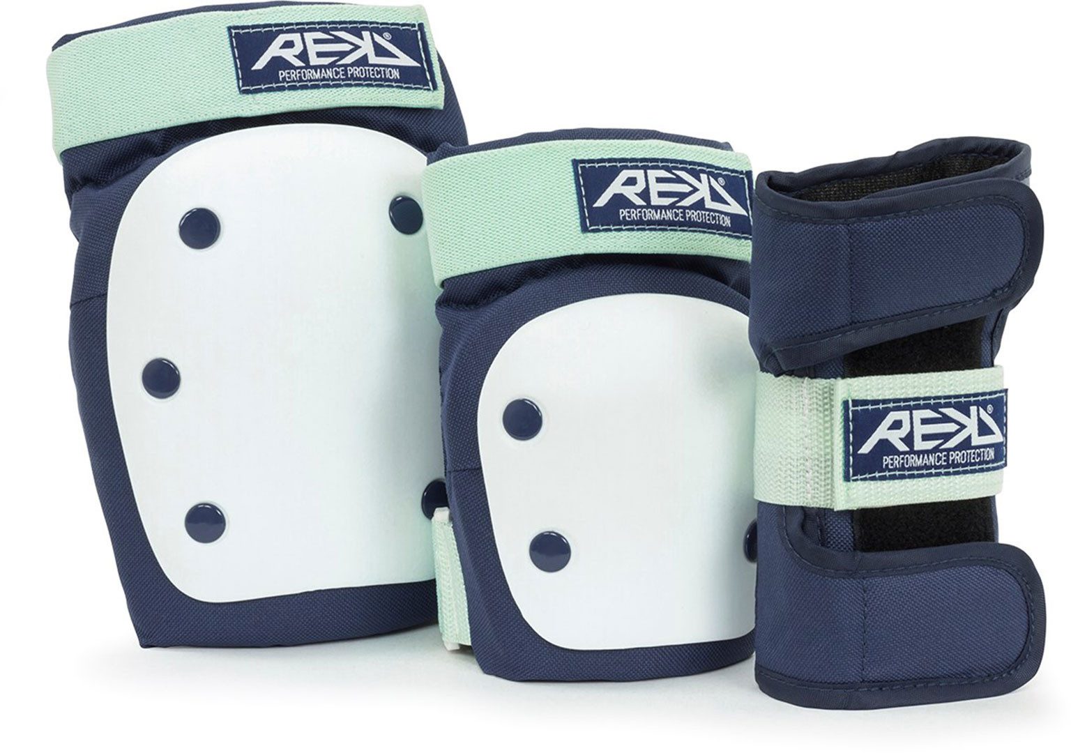 Protektoren-Set REKD HEAVY DUTY TRIPLE Schoner Set 2026 blue mint