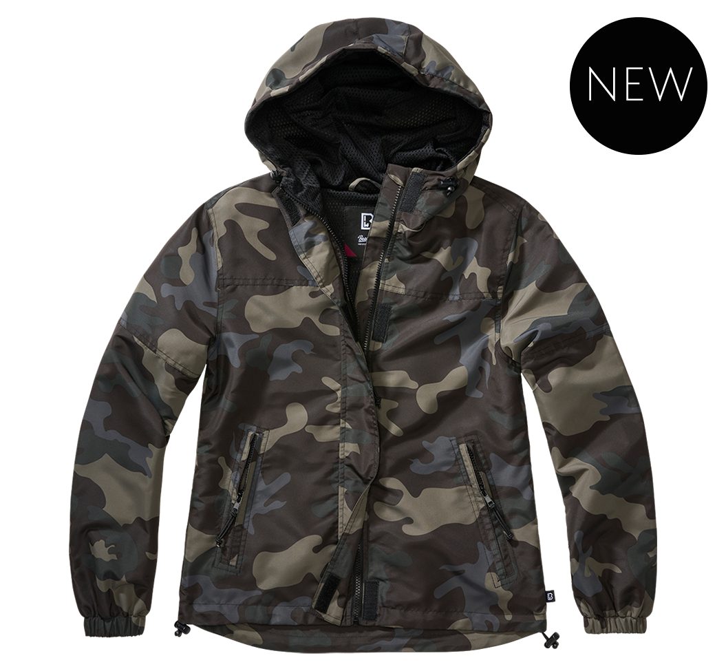 Allwetterjacke Brandit Damen Ladies Summer Windbreaker Frontzip