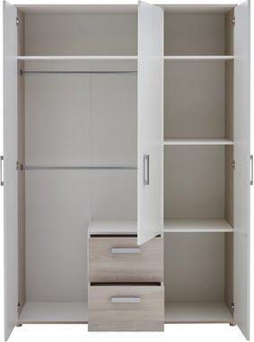 Lüttenhütt Babyzimmer-Komplettset Geert, (Set, 3-St., Kinderbett, Schrank, Wickelkommode), Made in Germany; mit Kinderbett, Schrank und Wickelkommode