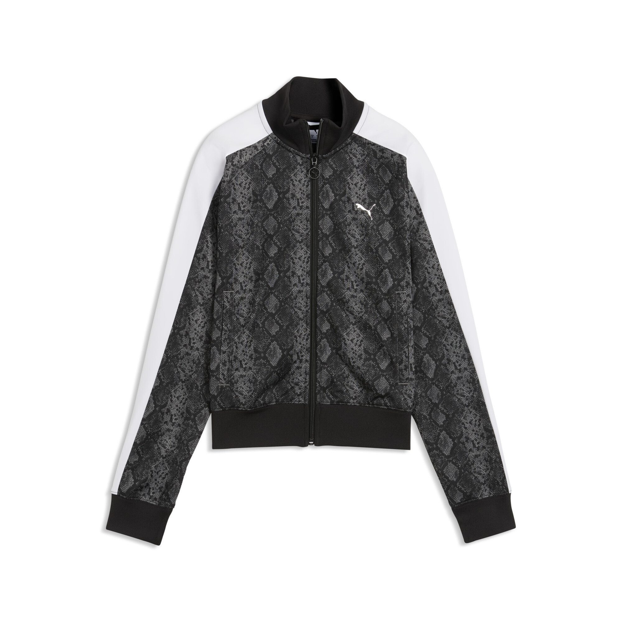 PUMA Trainingsjacke T7 Snake Print Short Trainingsjacke Damen