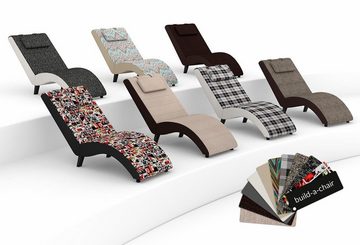 Max Winzer® Relaxliege build-a-chair Nova, inklusive Nackenkissen, zum Selbstgestalten