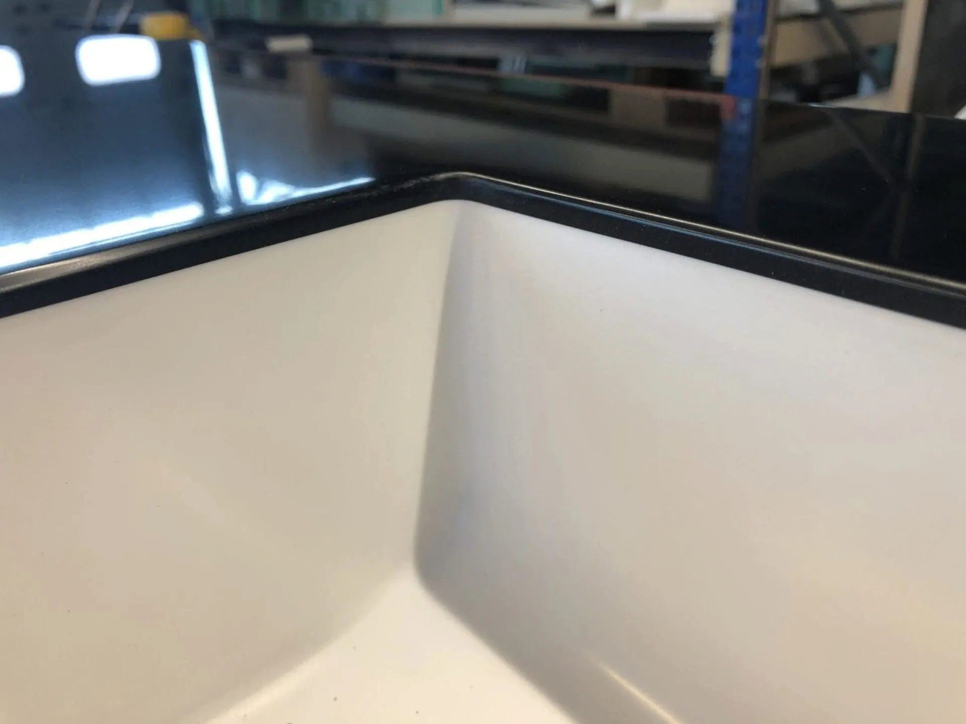 Henneke Doppelwaschtisch Corian® CoCo, Fugenlos aus Mineralwerkstoff