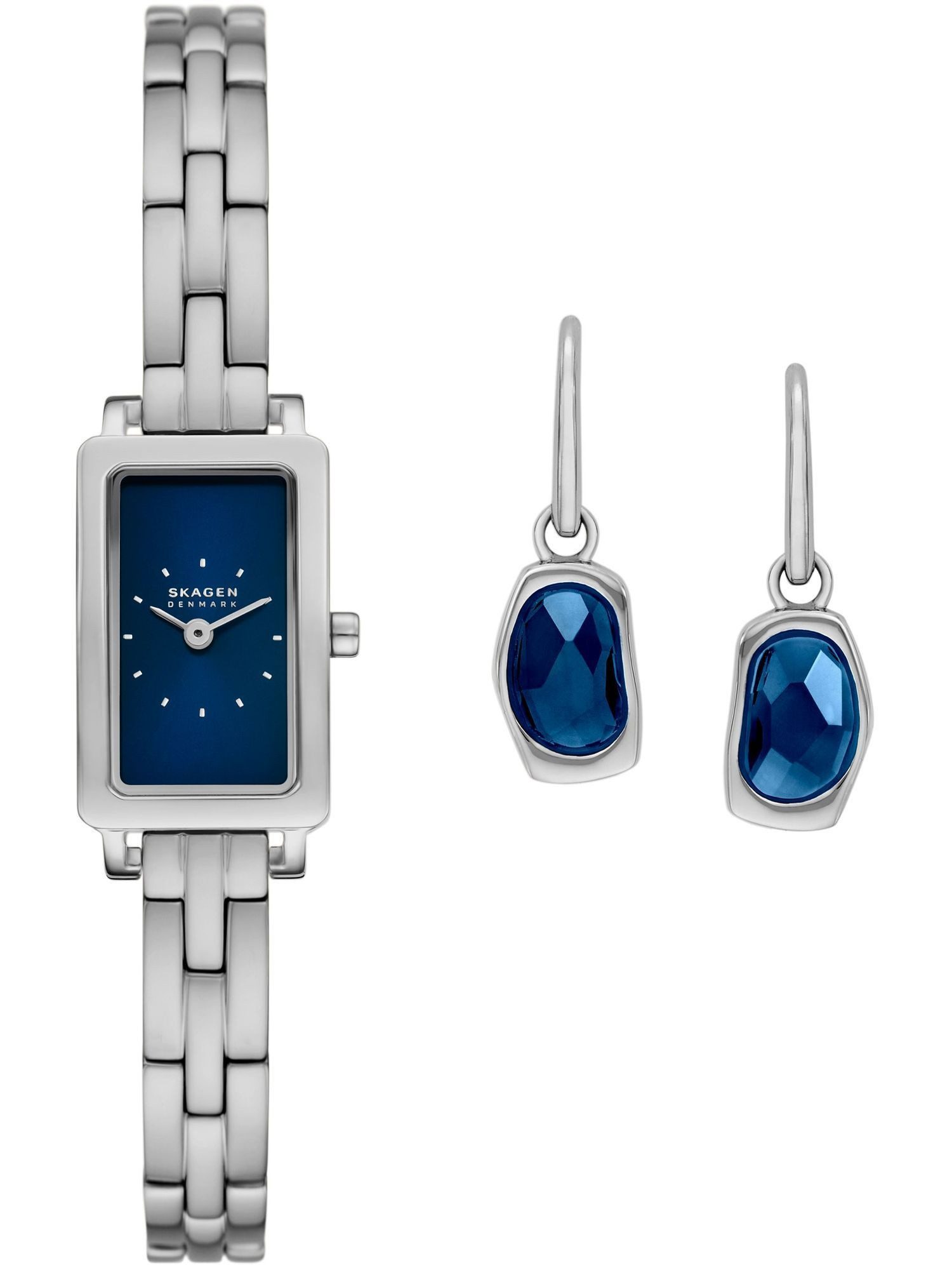 SKAGEN Quarzuhr SKW1157SET SKW1157SET, Skagen SKW1157SET HAGEN MICRO GIFT Uhr Damenuhr Edelstahl silber