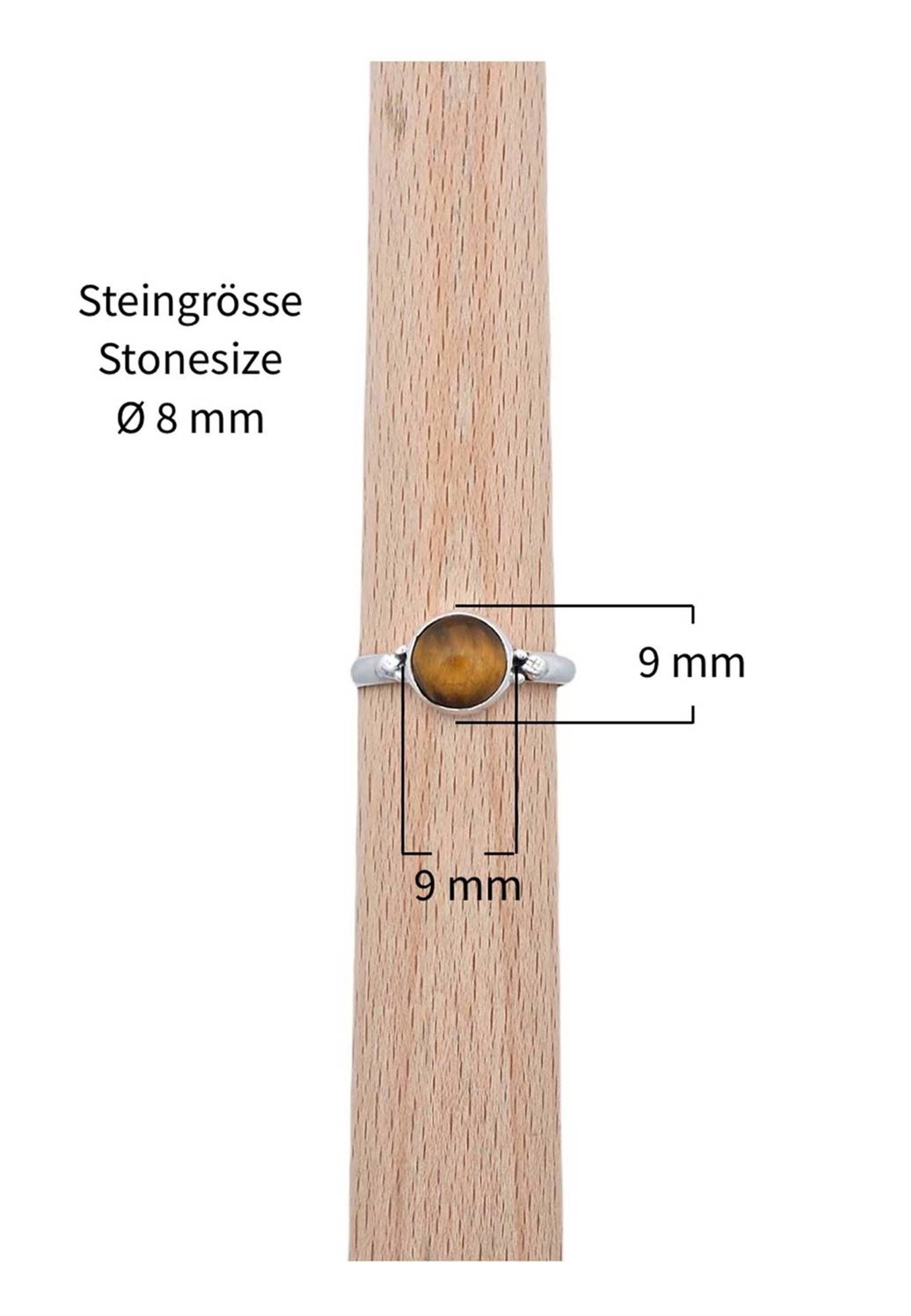 Tigerauge Silberring Silber 925er mit mantraroma