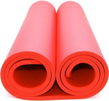 Fidusport Yogamatte NBR Fitnessmatte Sportmatte Yoga Matte Gymnastikmatte Pilates Fitness, Phthalatfrei, Anti-Rutsch, plegeleicht, 183cmx61cm