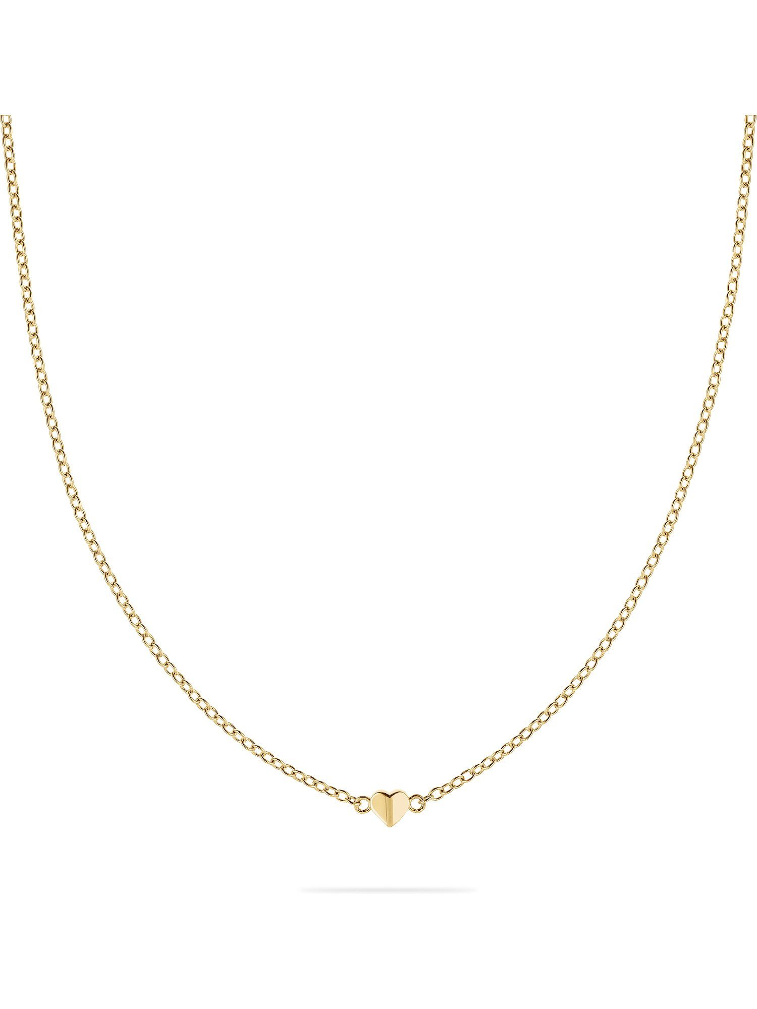 JETTE Silberkette JETTE Damen-Kette 925er Silber, recycelt Herz, DIAMOND