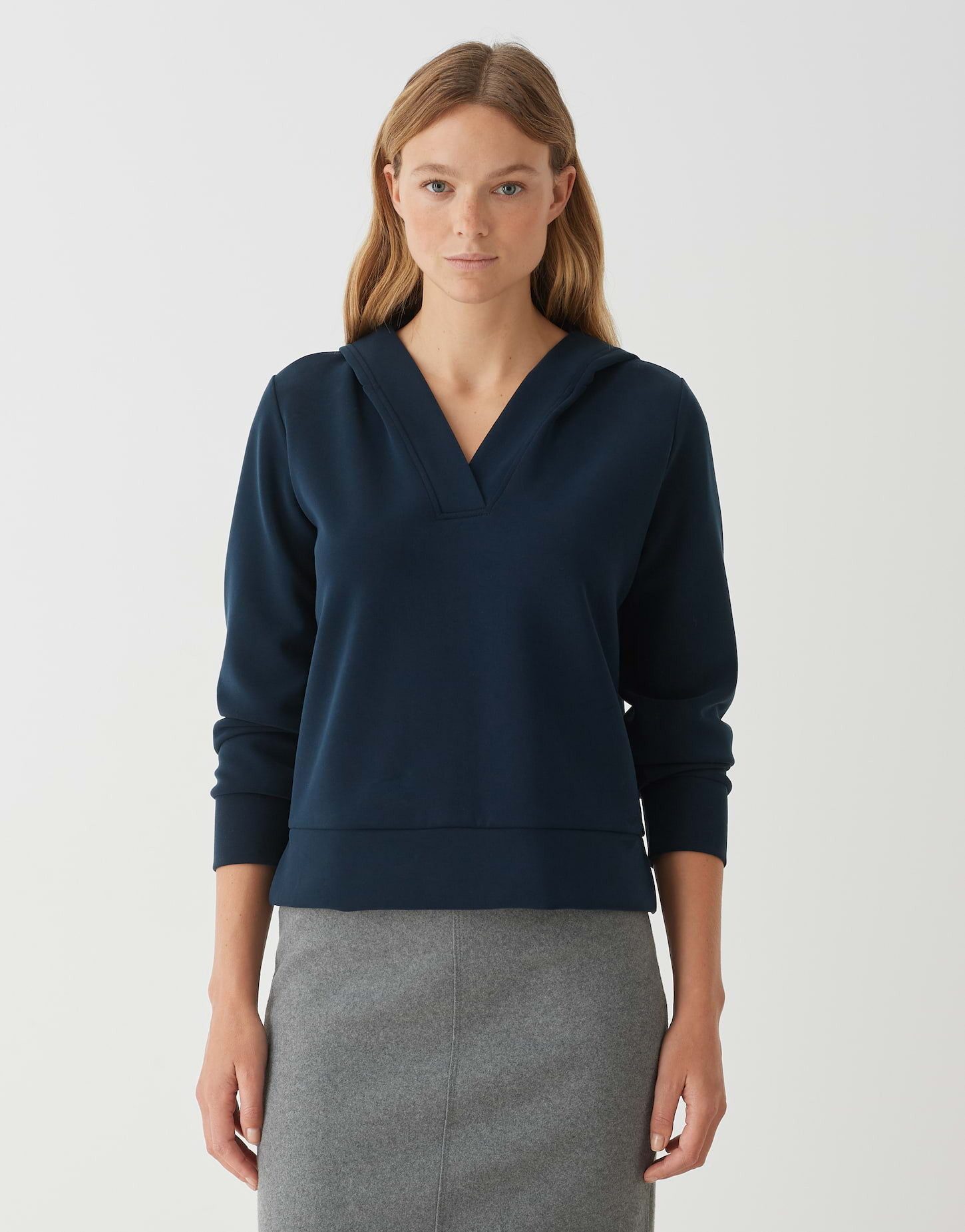 OPUS Hoodie Hoodie GERWA Regular aus weichem Modal Mix