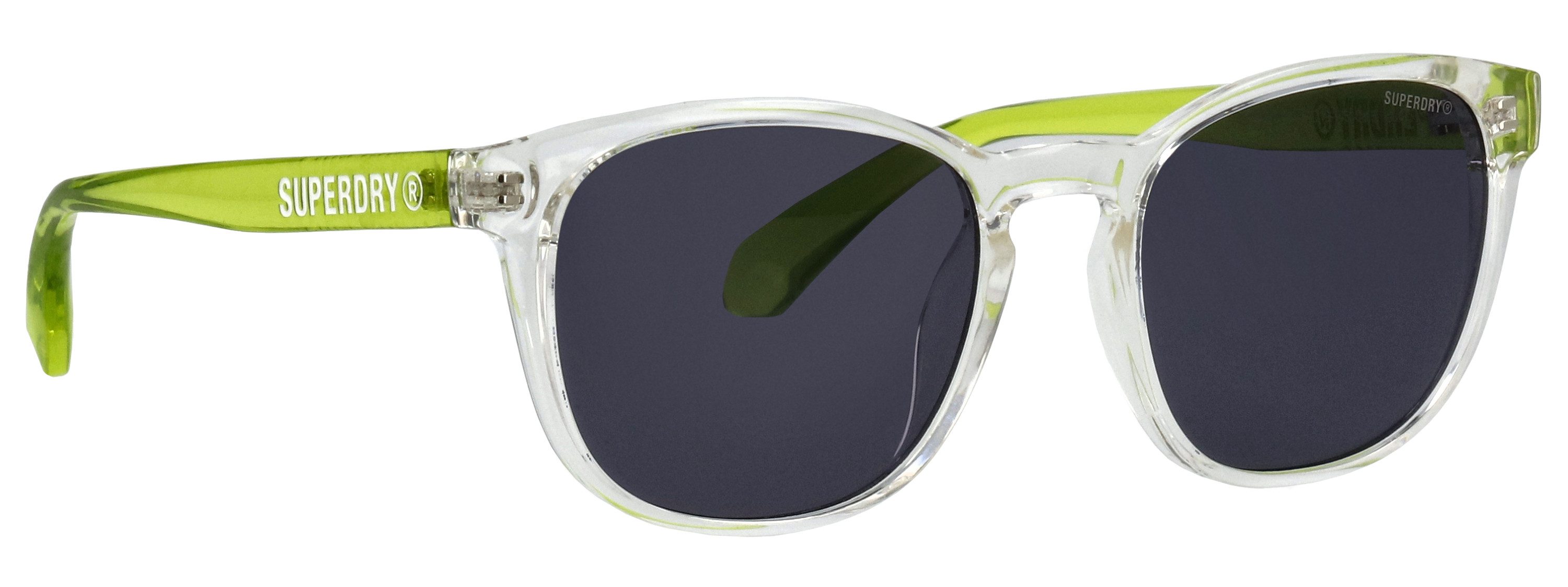 Superdry Sonnenbrille Modell 996097 Form Karree/Soft, Logoschriftzug auf Bügel, Injectionfassung