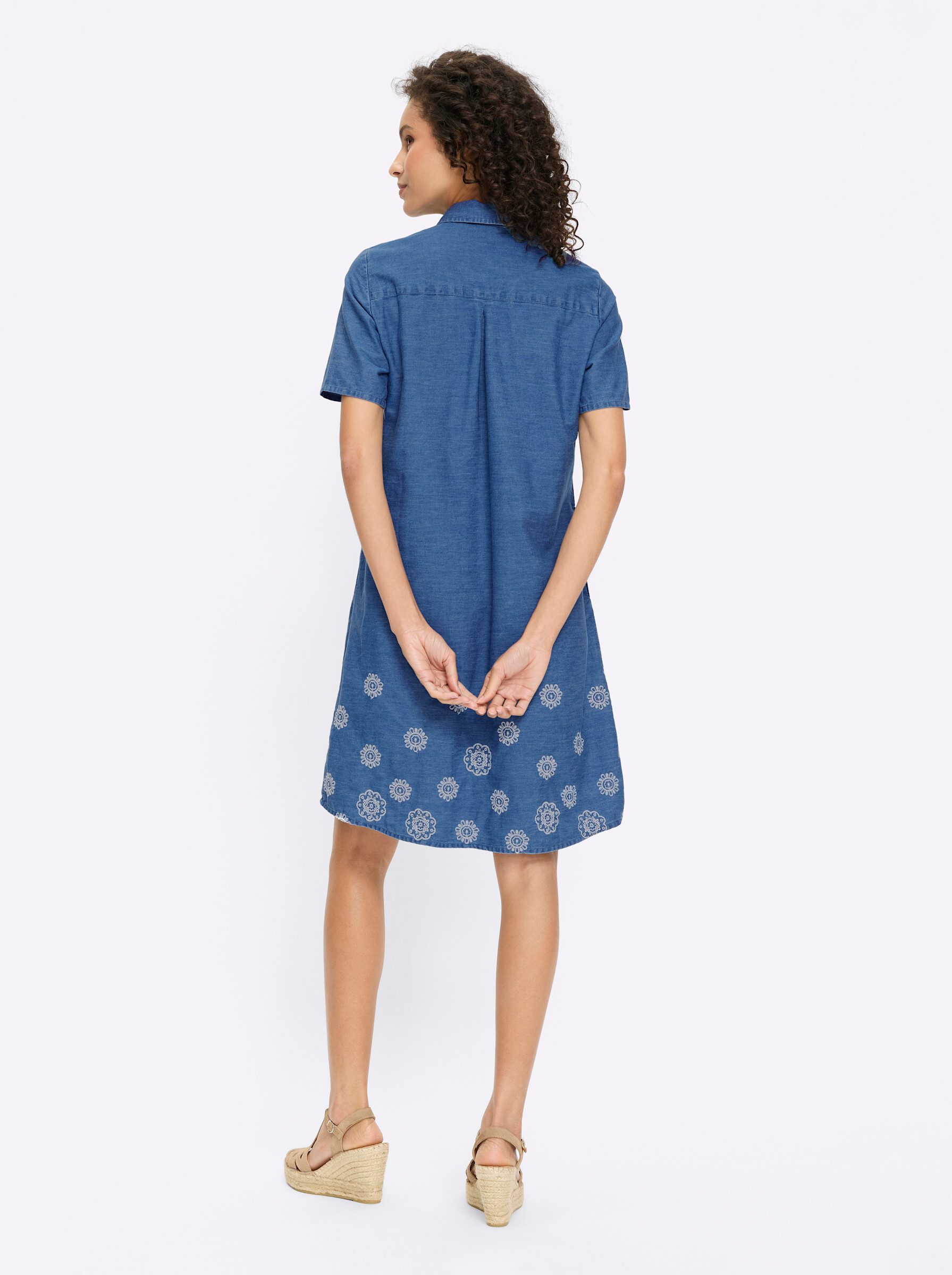 heine Etuikleid Jeans-Kleid Kurzarm