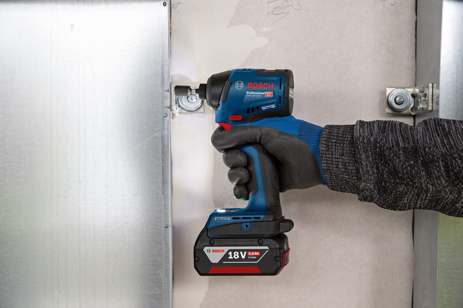 Bosch Professional Akku-Drehschlagschrauber »GDR 18V-220 C«, günstig online kaufen