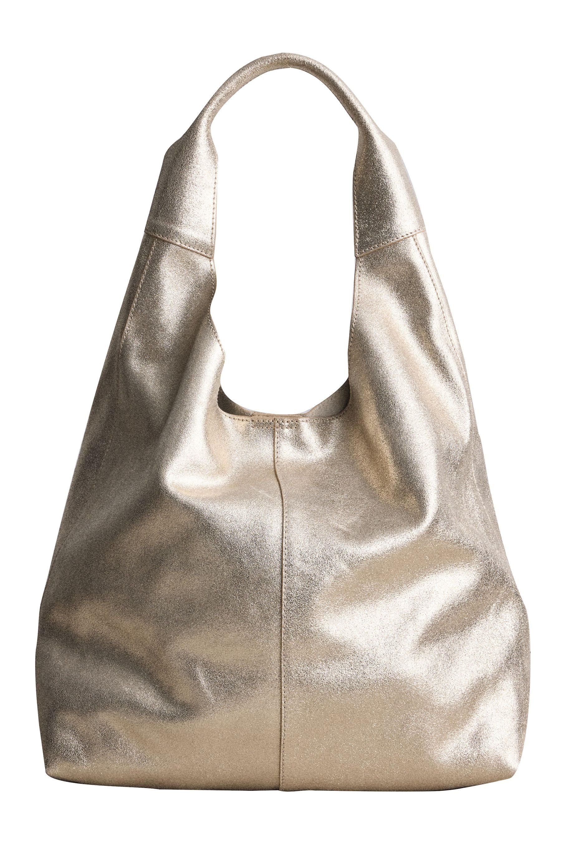 Umhängetasche Schultertasche aus Veloursleder