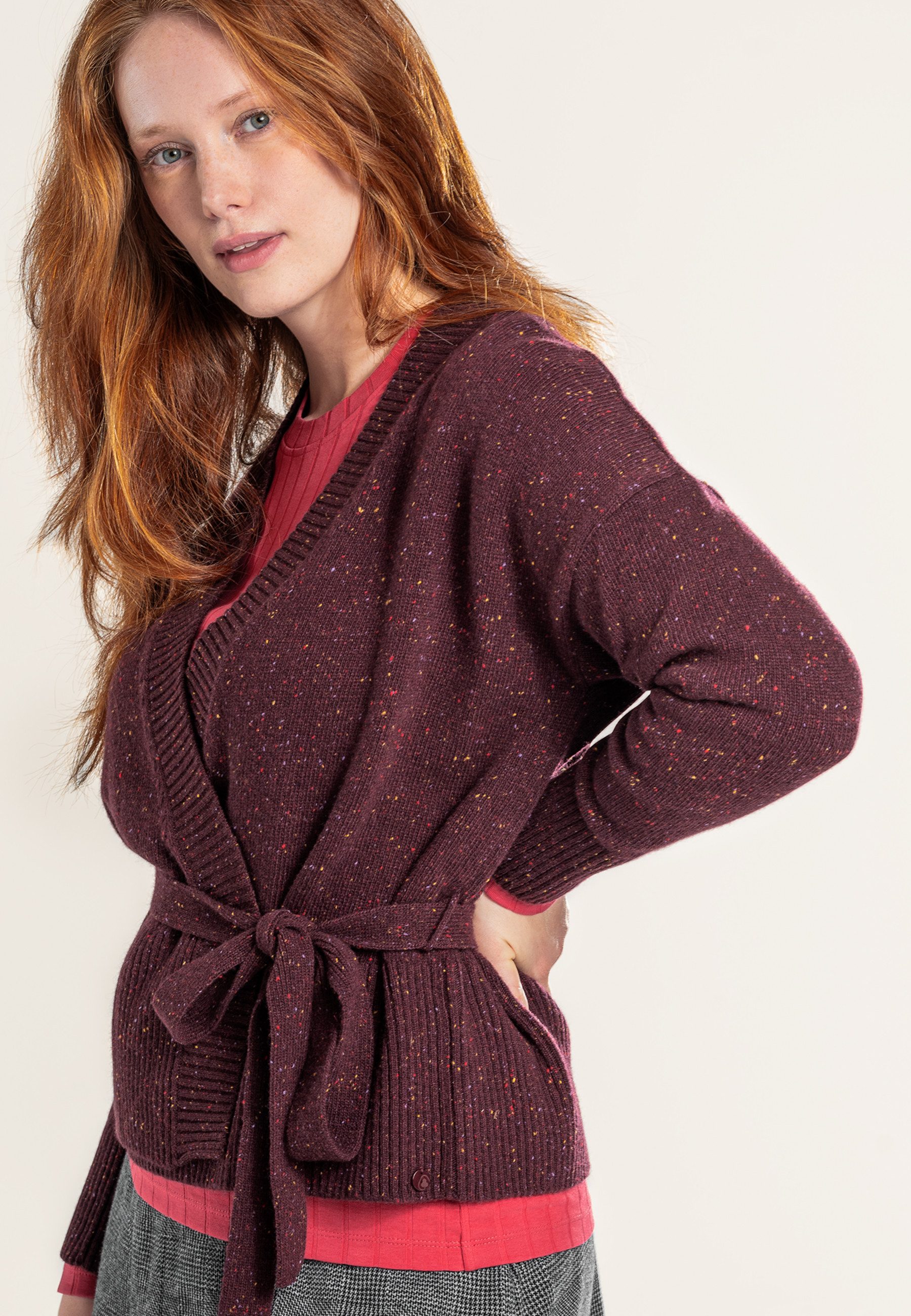 LIVING CRAFTS Strickjacke PACITA GOTS zertifiziert