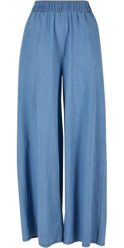 Bequeme Jeans Urban Classics Damen Ladies Light Denim Wide Leg Pants