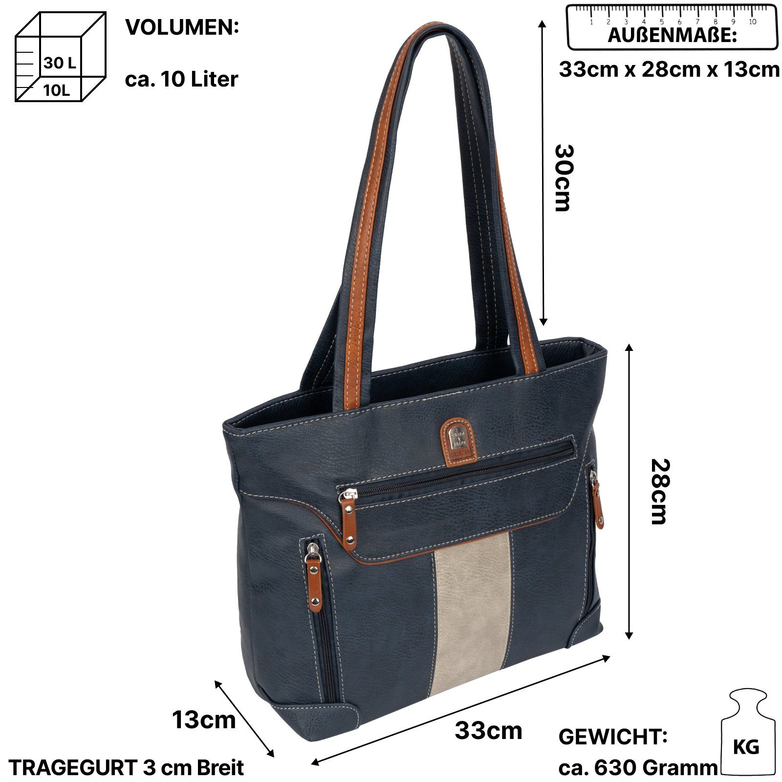 EAAKIE Umhängetasche Damen Tasche Schultertasche Umhängetasche Leder Optik Handtasche, als Schultertasche,Shopper,Handtasche tragbar