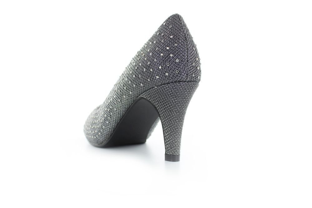 White Lady 823 Glitter Strass Pumps