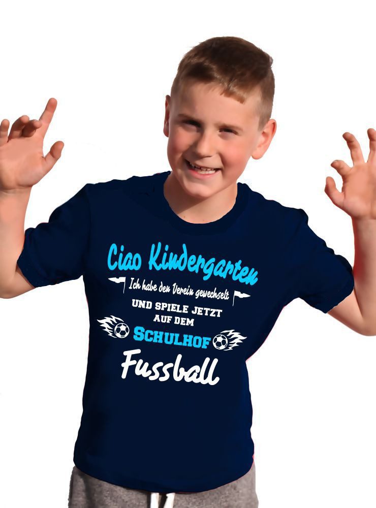 coole-fun-t-shirts Print-Shirt Kindergartenabschied Kita Abgänger Ciao Kindergarten T-Shirt