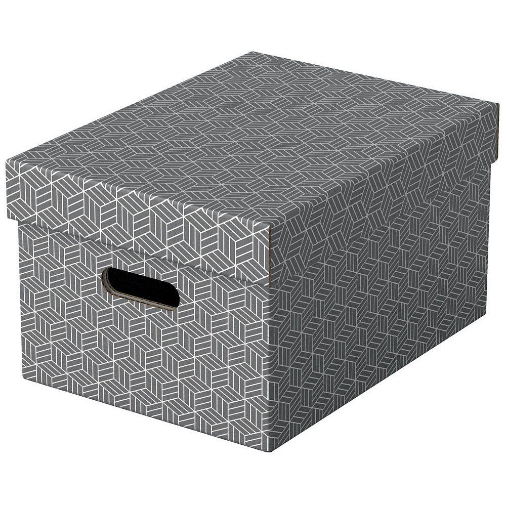 Aufbewahrungsbox 3 Aufbewahrungsboxen HOME grau - medium