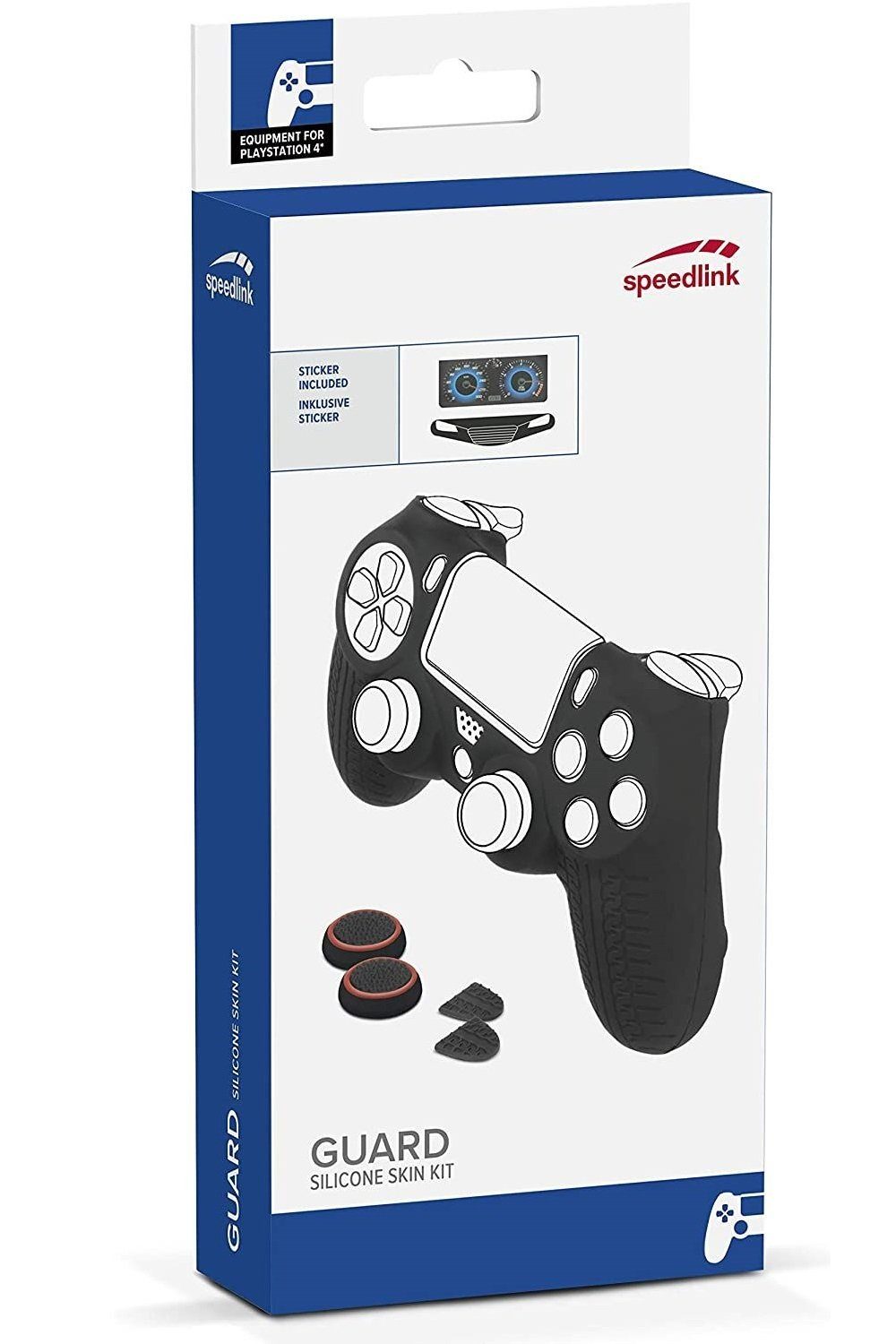 Speedlink Konsolen-Tasche Guard Silikon Skin Kit 7in1 Schutz-Hülle Grip, Case für Sony PS4 Wireless Controller Anti-Kratz Ergonomisch – Bild 4 von 4