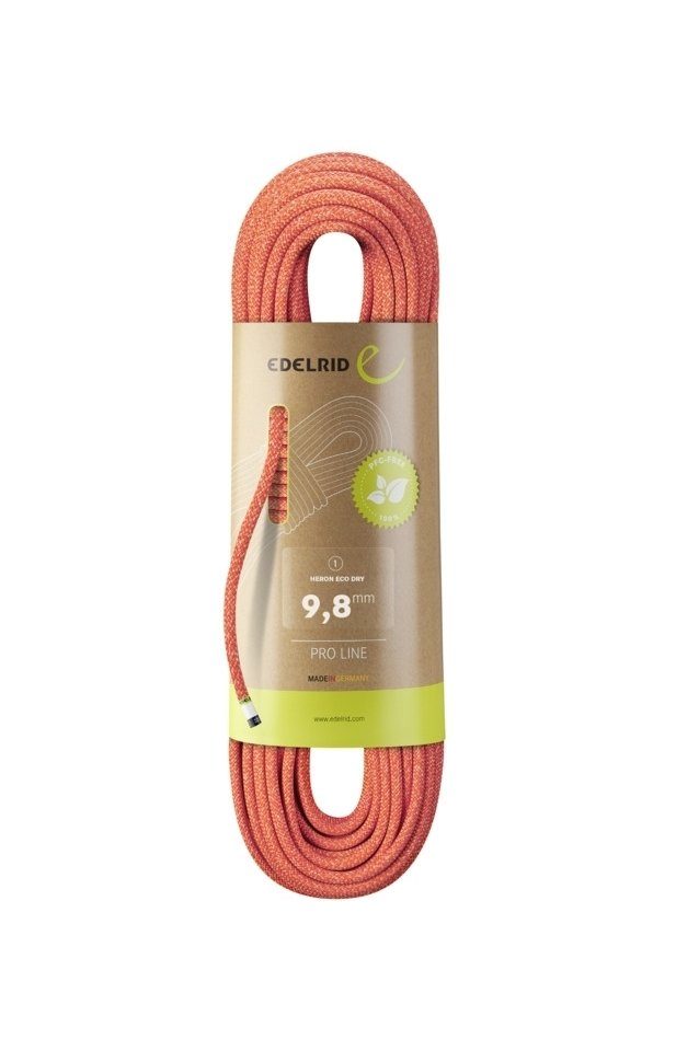 Eco mm Dry Kletterseil fire Edelrid rot Heron 9,8