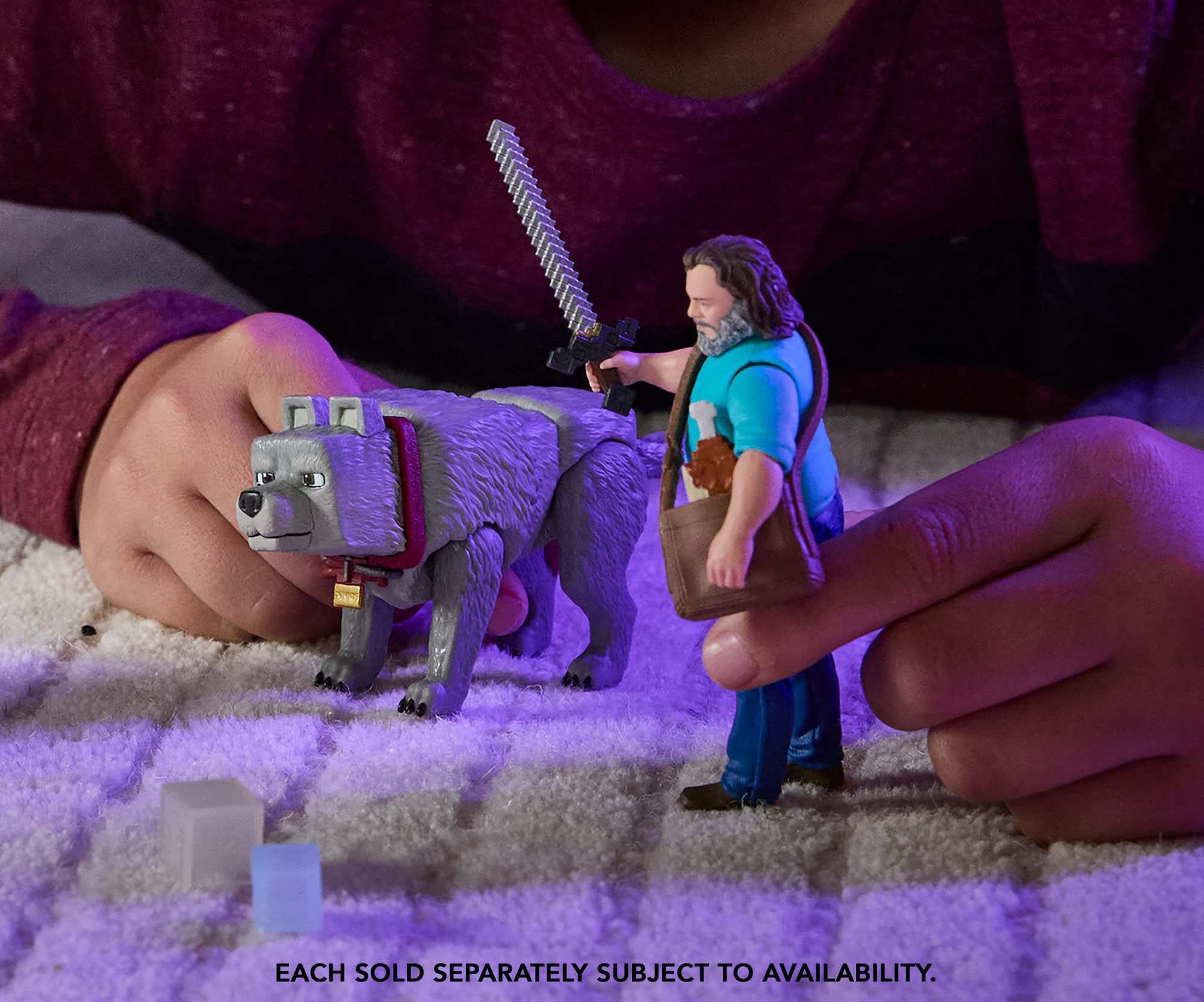 Mattel® Actionfigur Minecraft Steve, (Set)