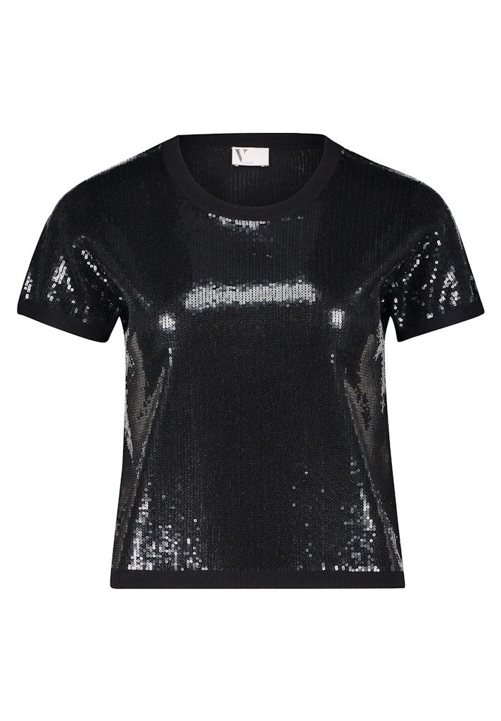Kurzarmshirt Damen mit Rundhalsausschnitt