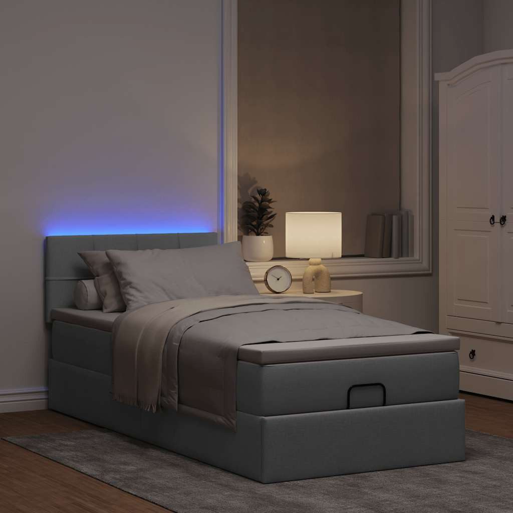 vidaXL Bett Ottomane Bett mit Matratze günstig online kaufen