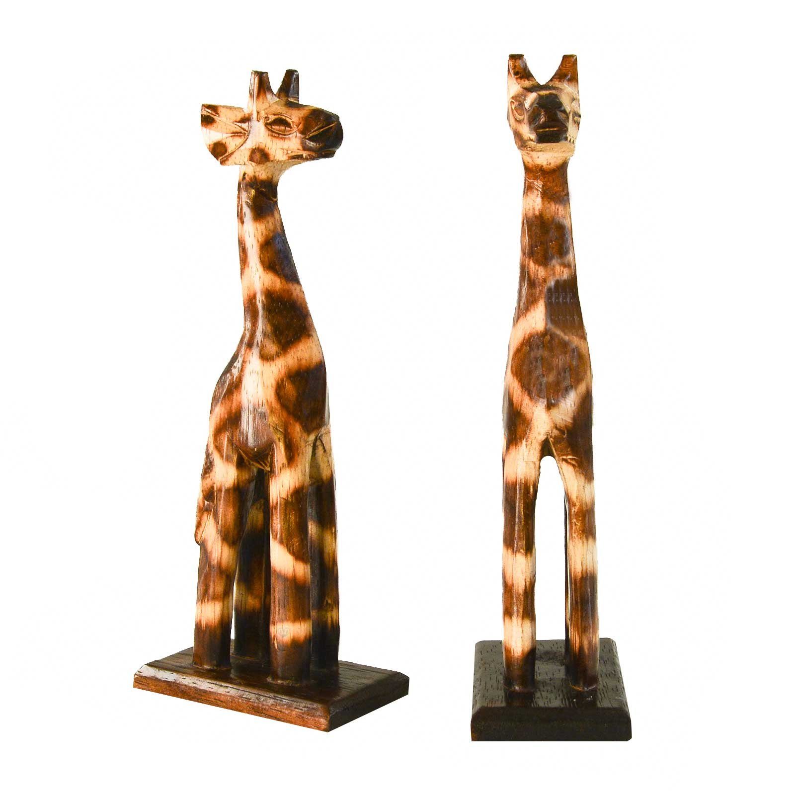 ca. - cm maDDma cm, Giraffe Grösse: Tierfigur 1 20 aus 20 Holz, Giraffe Deko-Giraffe,
