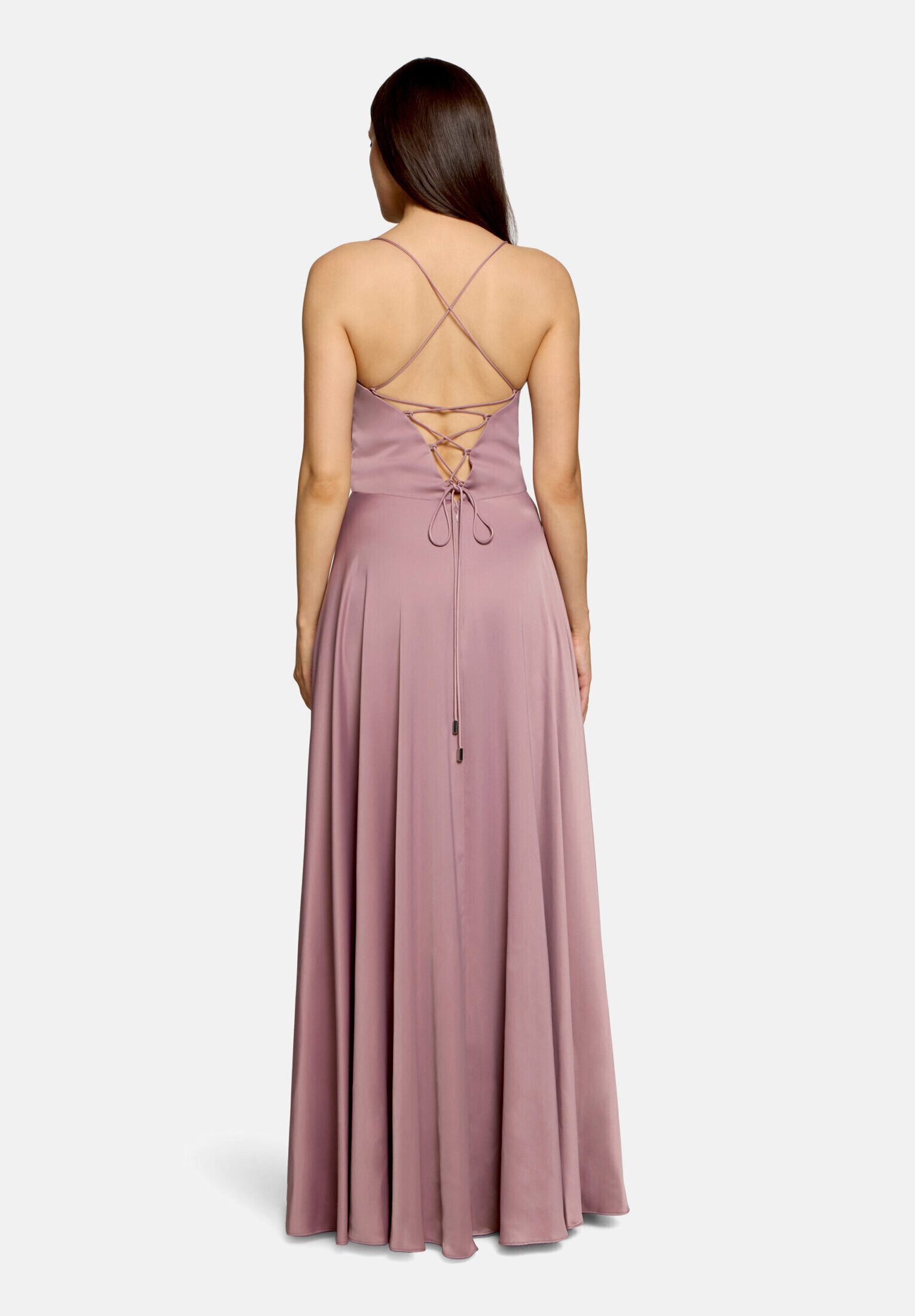 Vera Mont Abendkleid Damen mit Wasserfallausschnitt Material