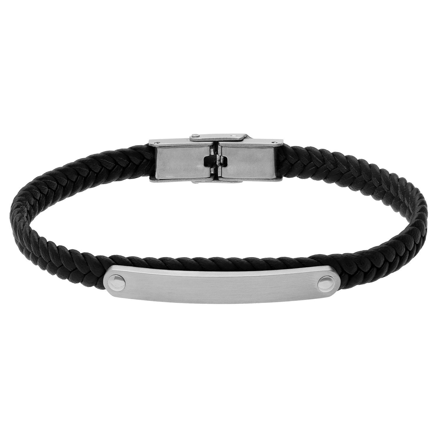 LUCARDI Armband mit Gravur Armband - Stahl - Silber - Herren