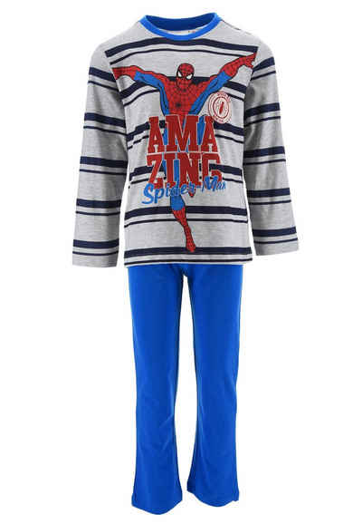 Spiderman Schlafanzug »Kinder Jungen Pyjama Schlaf-Set« (2 tlg)