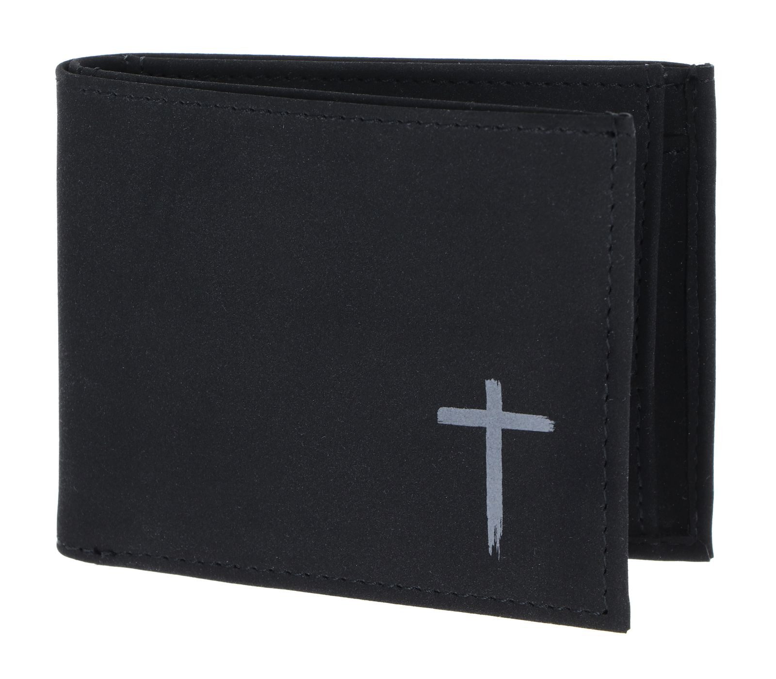 Freedom Cross Print Grey Black