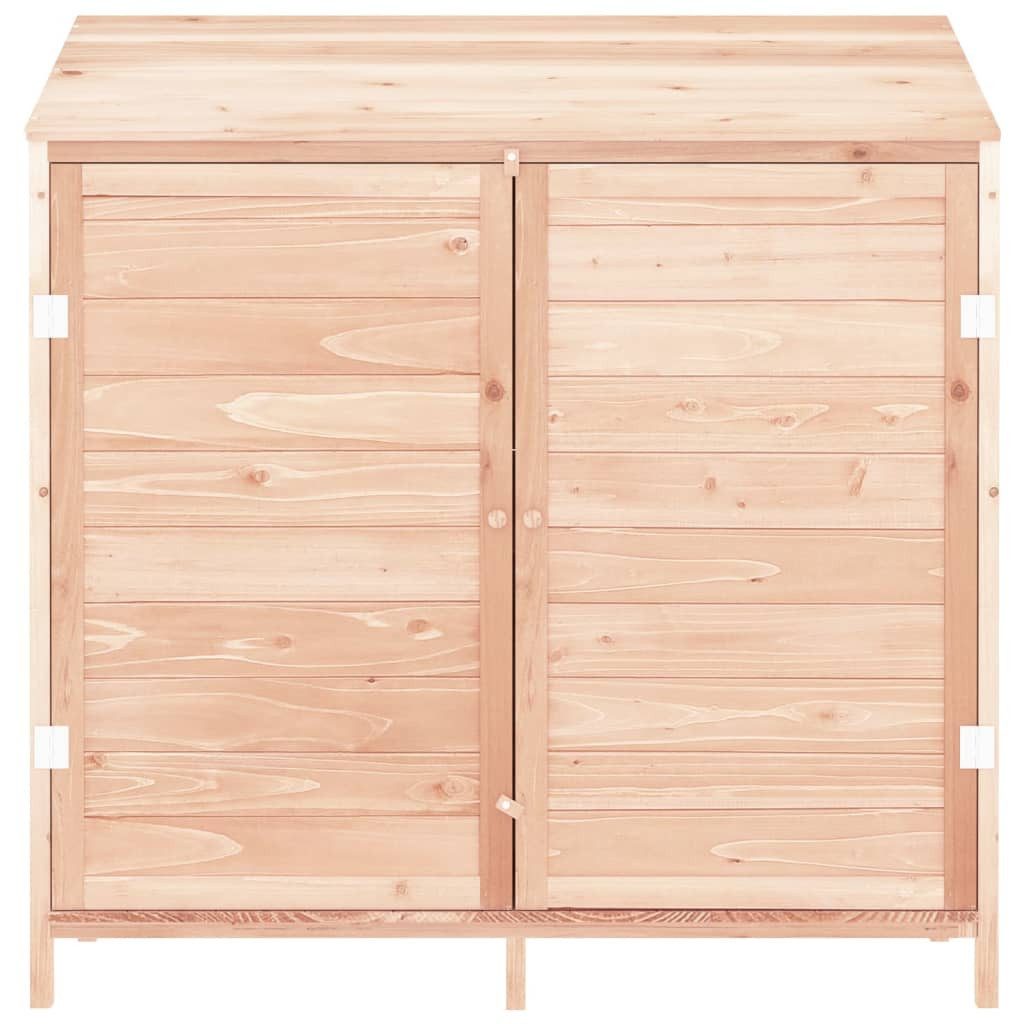 vidaXL Garten-Geräteschrank 102 x 52 x 112 cm Geräteschuppen 102x52x112 cm Massivholz Tanne Garten
