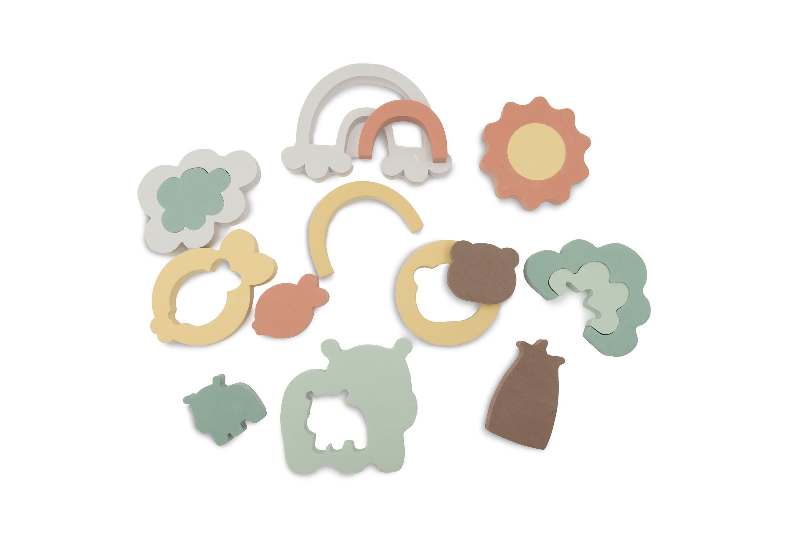 Jollein Puzzle, Puzzleteile