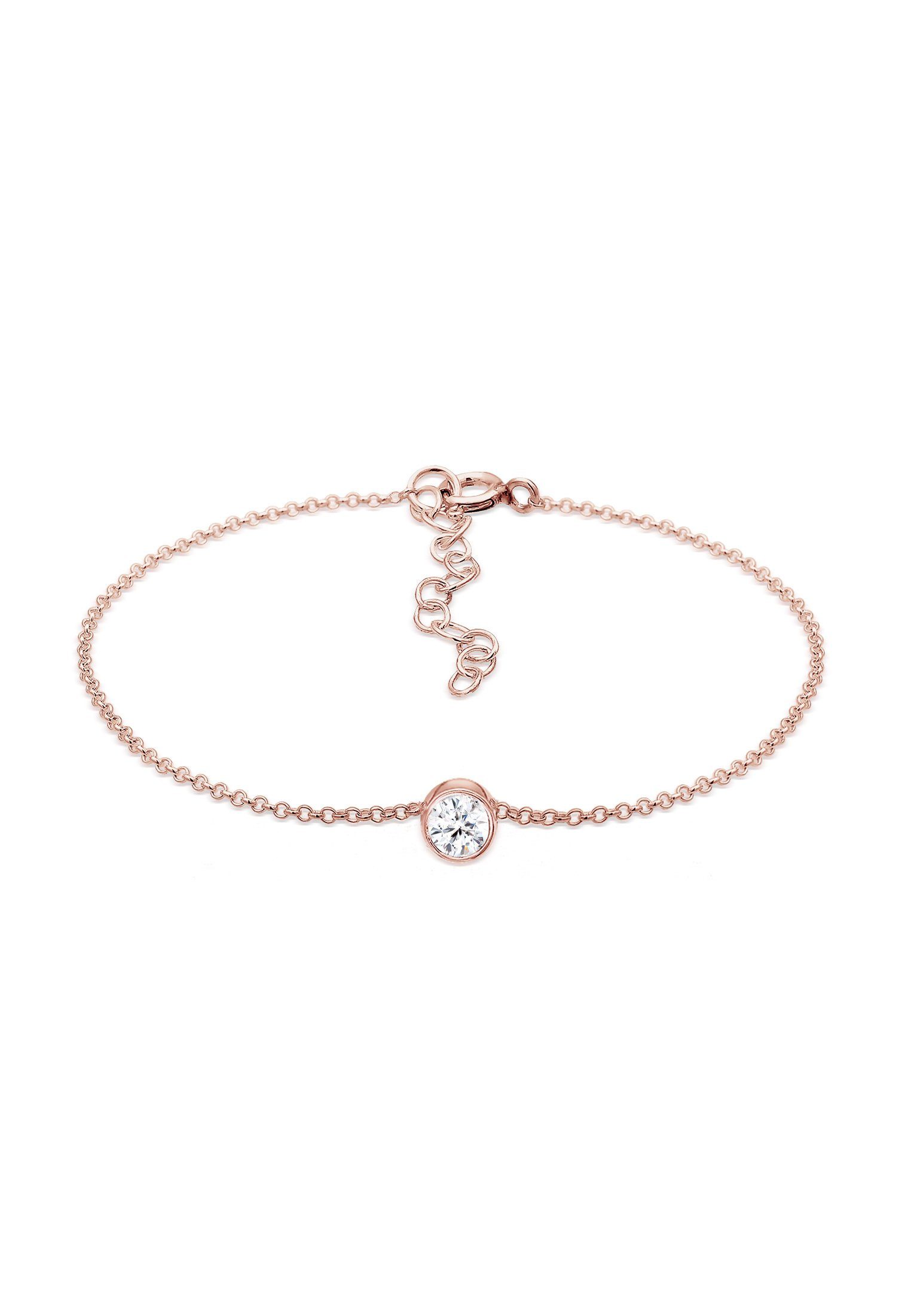 Elli Armband Glas Kirstalle Weiß 925 Sterling Silber