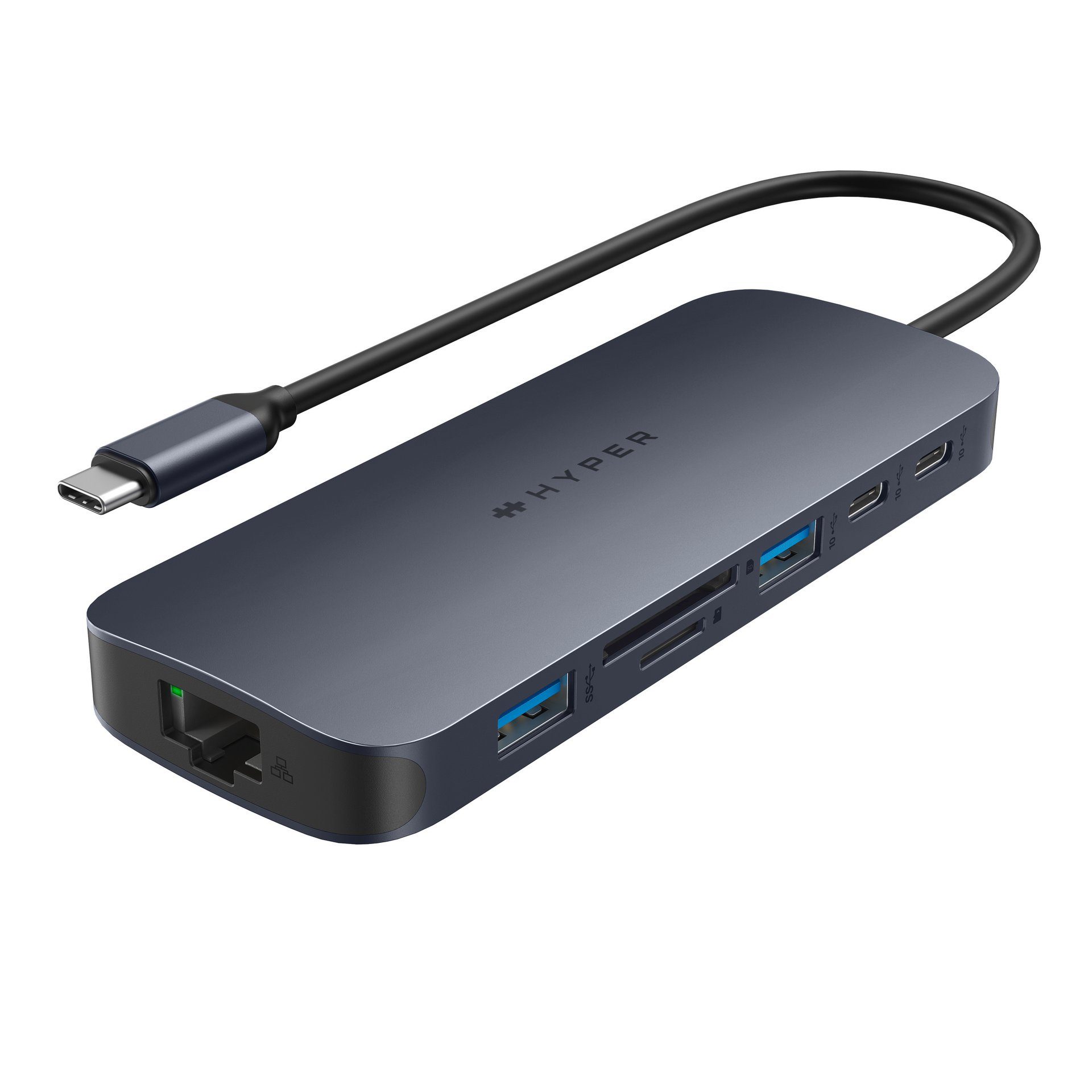 Targus USB-Verteiler HyperDrive EcoSmart Gen.2 Dual HDMI USB-C 11-in-1 Hub