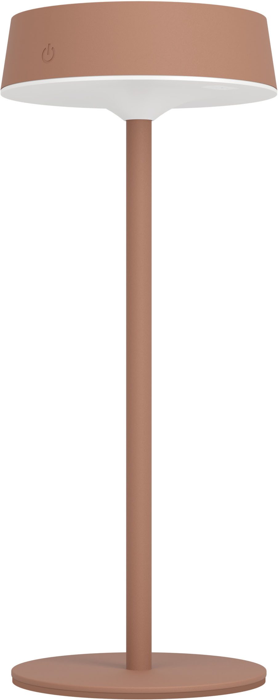 EGLO Tischleuchte SIMERI Tischlampe - Stahl - SOLAR-LED - 3W - IP44, Dimmfunktion, Farbwechsel, USB-Anschluss mit Ladefunktion, mehrere Helligkeitsstufen, LED fest integriert, Kaltweiß, Neutralweiß, Warmweiß, Solarleuchte, Außentischleuchte, Akku, Leselampe, H31 x Ø13 cm