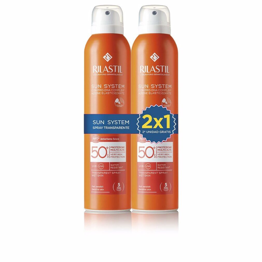 Rilastil Sonnenschutzcreme Sun System Transparent Spray Wet Skinspf 50 2x