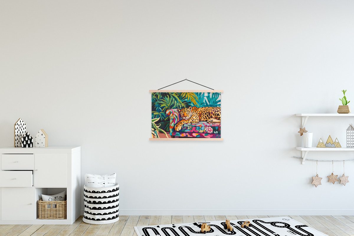 MuchoWow Poster Leopard - Bunt - günstig online kaufen