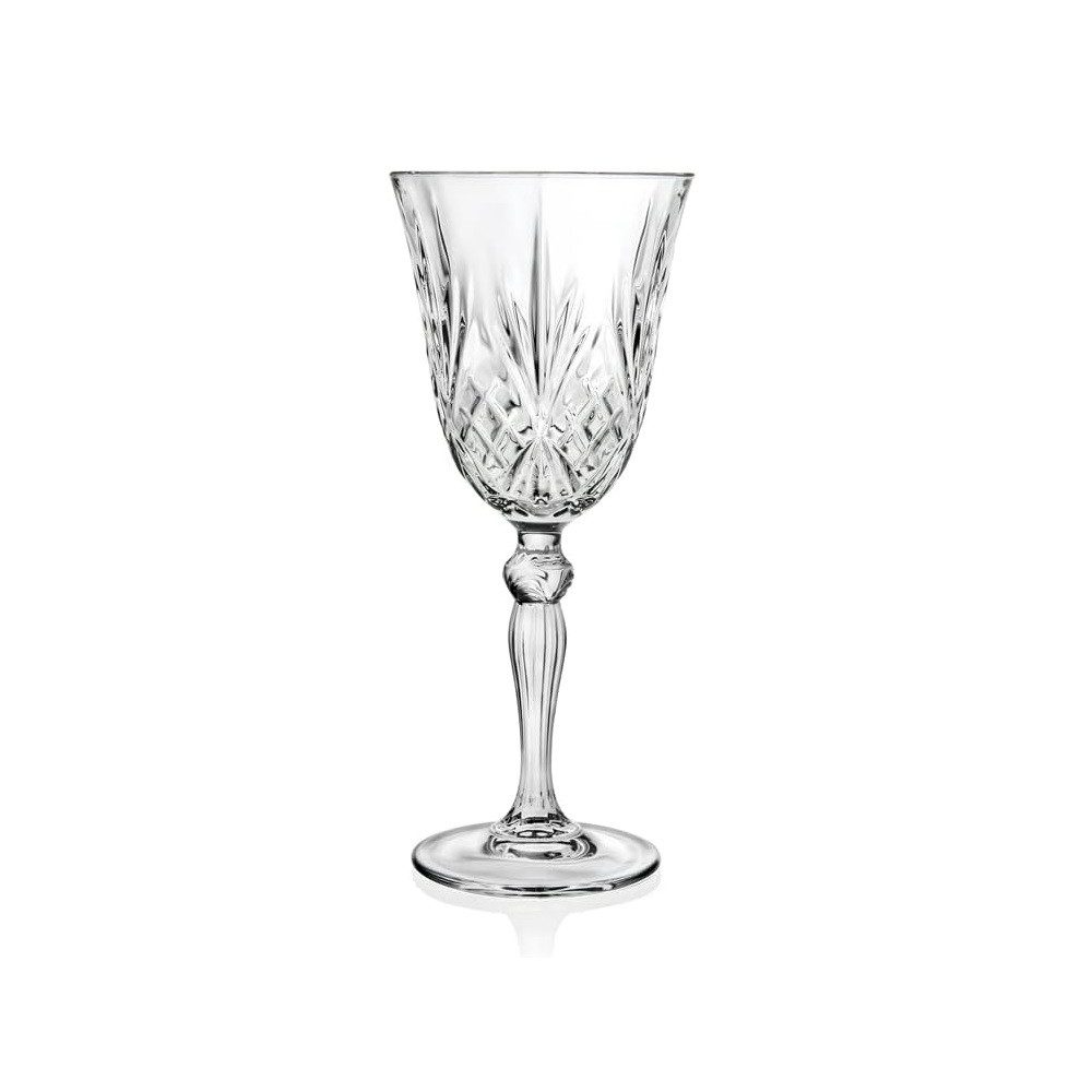 RCR Weinglas RCR Melodia Goblet 2 Weinglas 280 ml 6er Set, Kristallglas