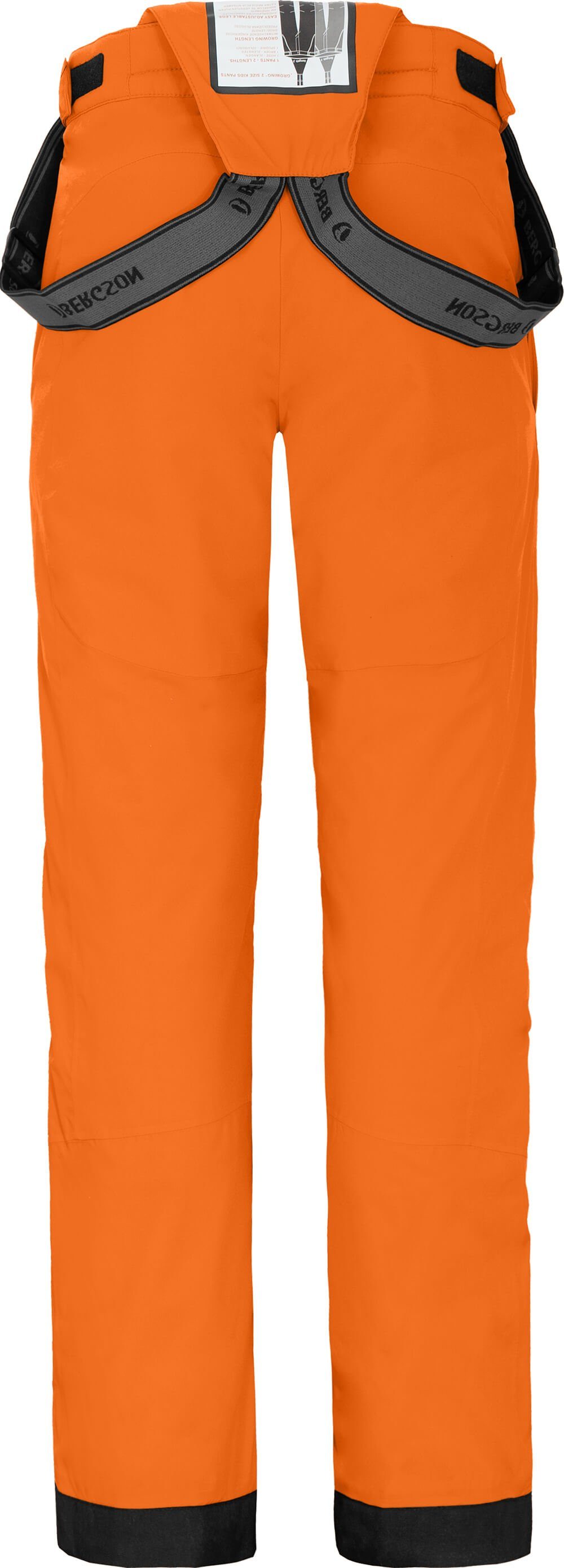 Bergson Skihose PELLY Kinder Skihose, 20000 mm wattiert, orange Normalgrößen, Wassersäule