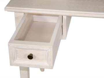 Casamia Schreibtisch Schreibtisch mit Aufsatz Duett B 120 H 91cm 4 Schubkästen Pinie massiv